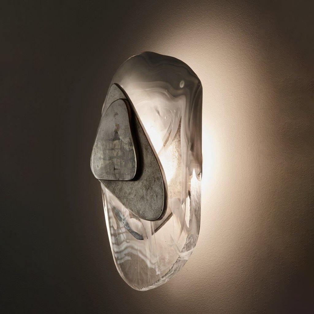 Gana Premium Nordic Art Glass Wall Lamp-Neutral Decor