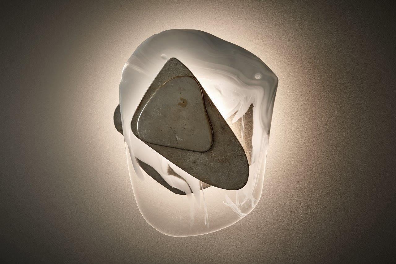 Gana Premium Nordic Art Glass Wall Lamp-Neutral Decor