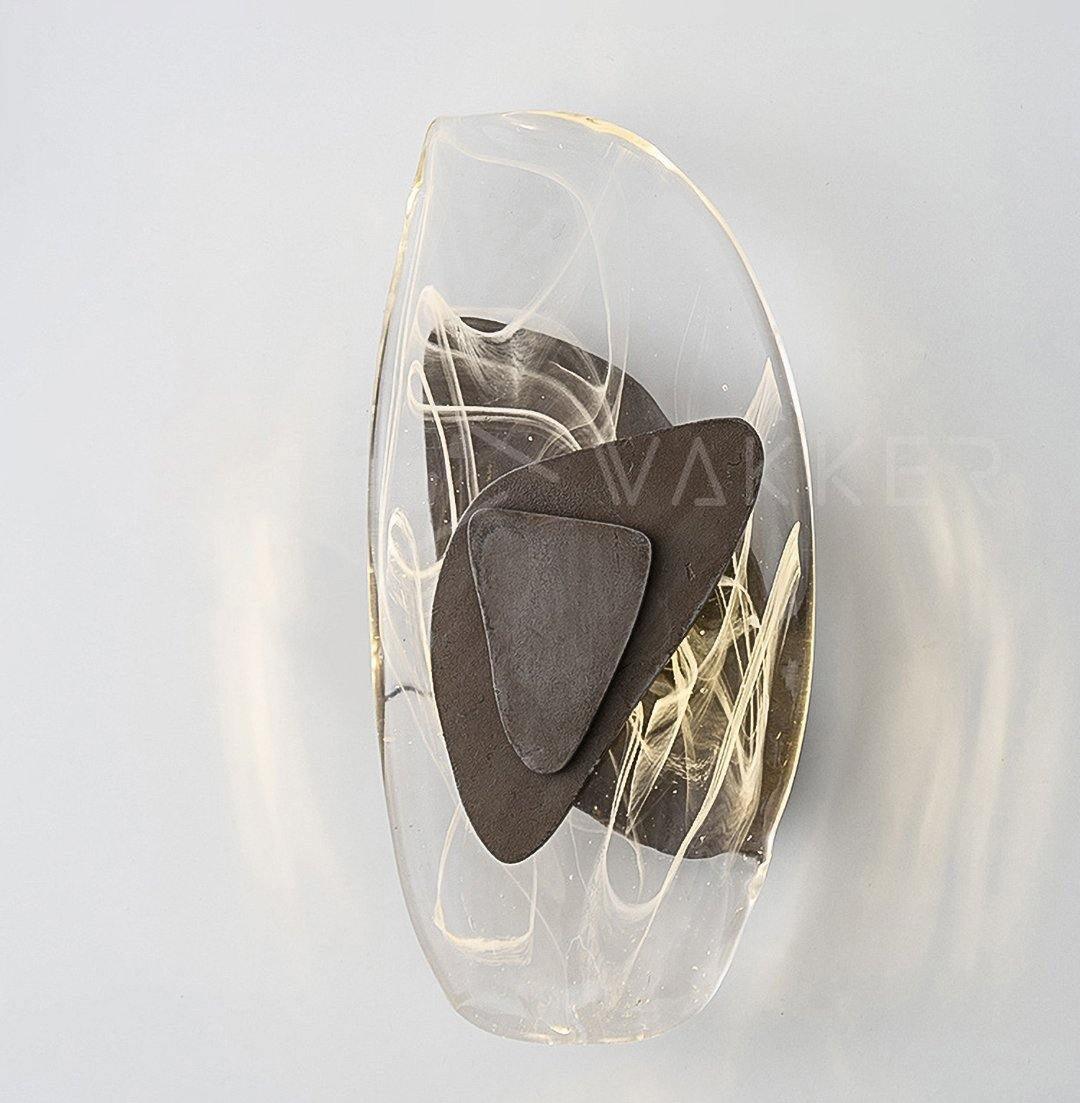 Gana Premium Nordic Art Glass Wall Lamp-Neutral Decor