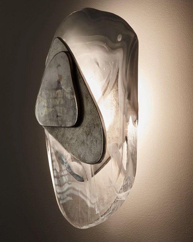 Gana Premium Nordic Art Glass Wall Lamp-Neutral Decor