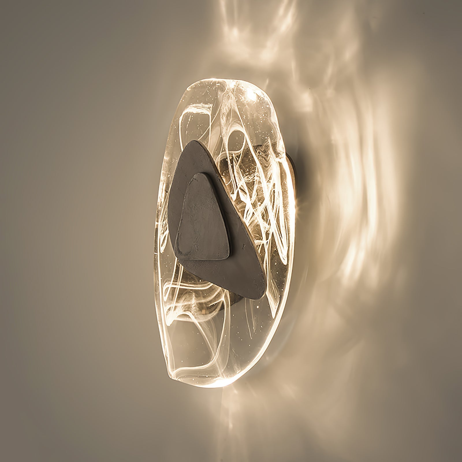 Gana Premium Nordic Art Glass Wall Lamp-Neutral Decor