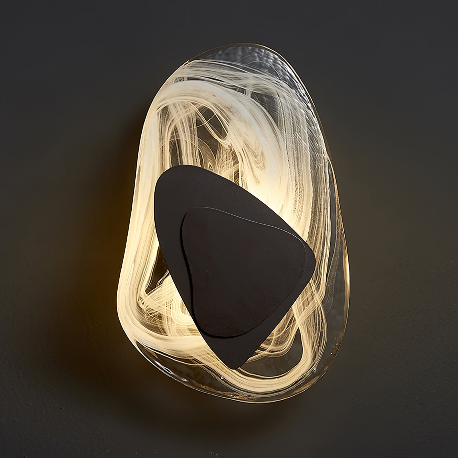 Gana Premium Nordic Art Glass Wall Lamp-Neutral Decor