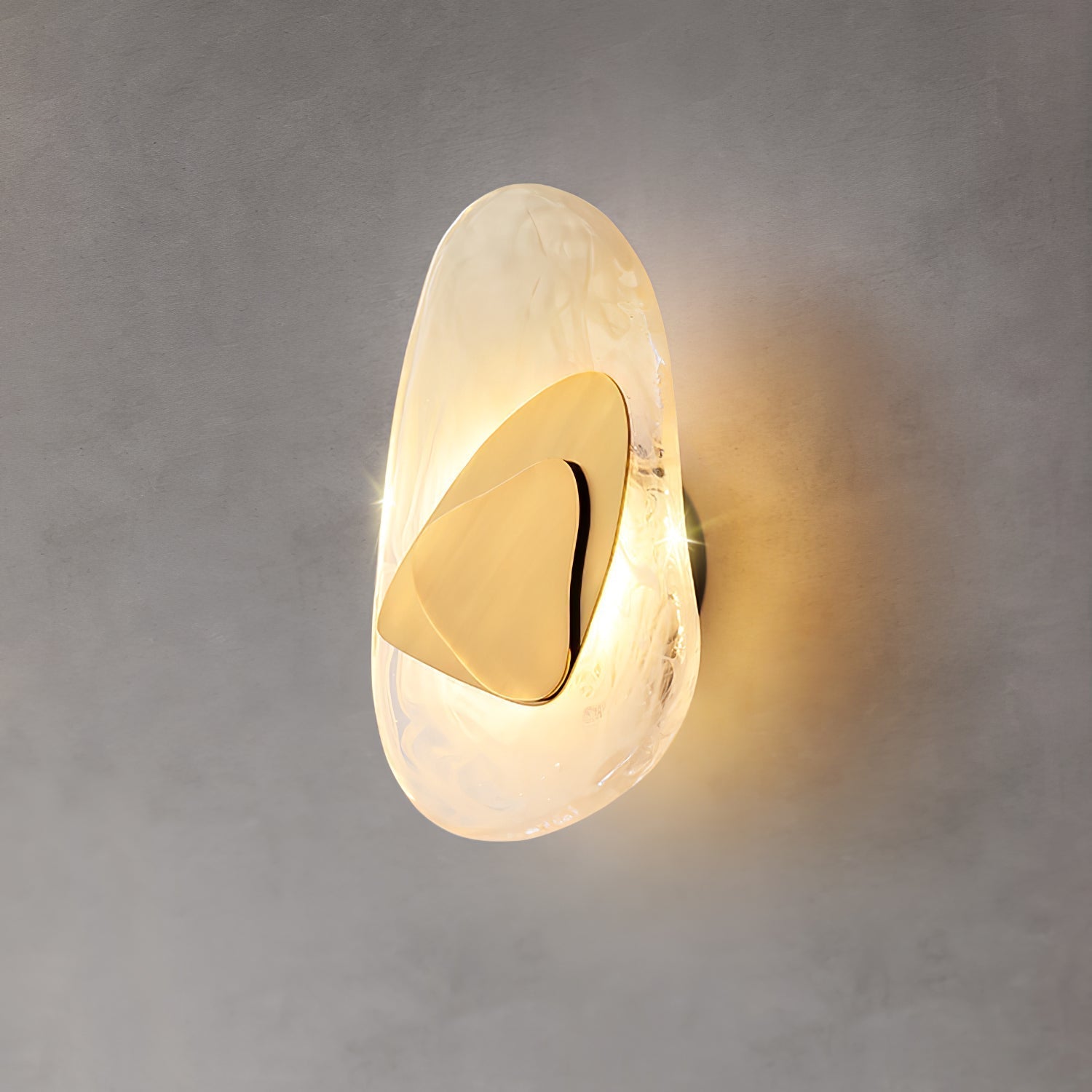 Beatrice Artistic Black Glass Wall Lamp - Neutralighting