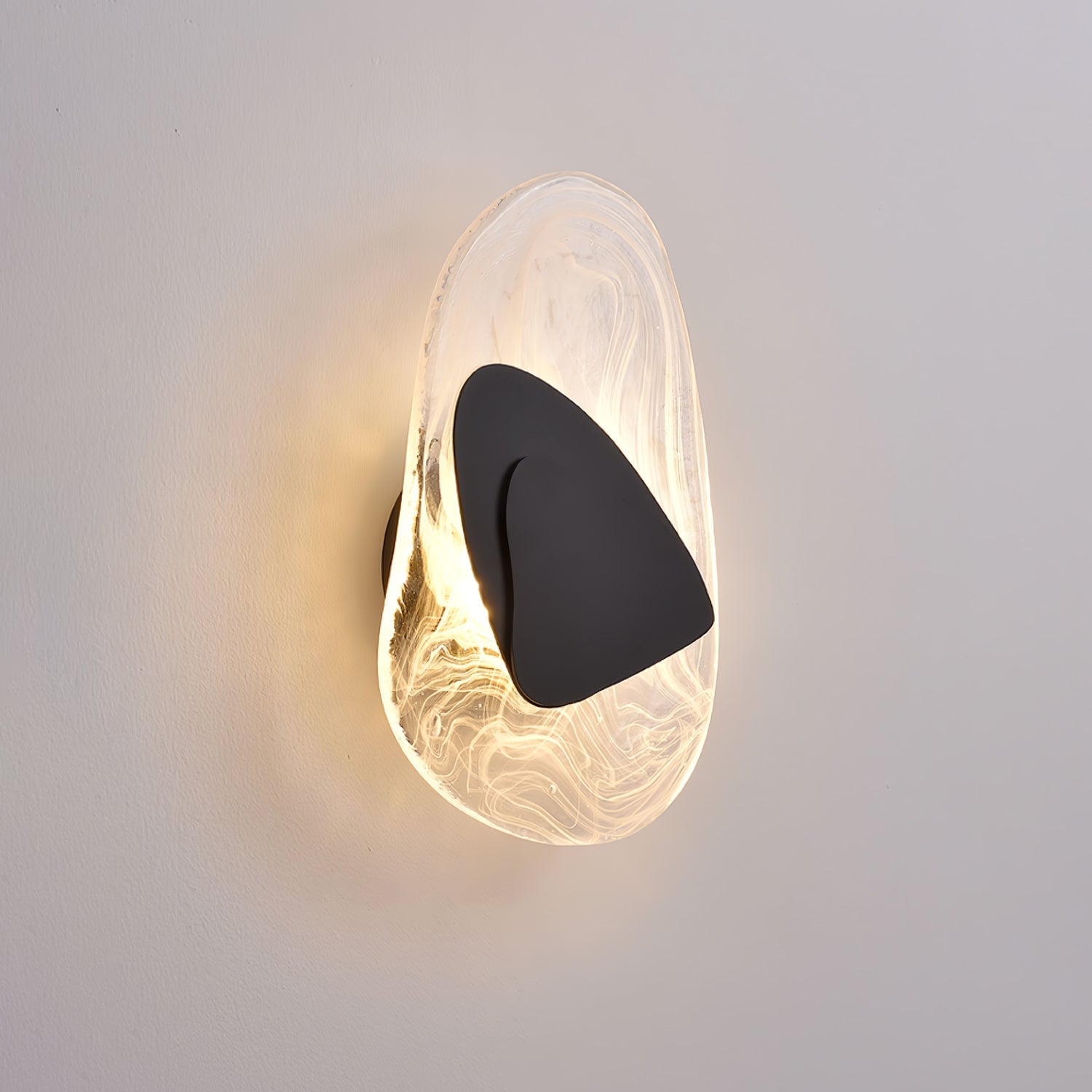 Gana Premium Nordic Art Glass Wall Lamp-Neutral Decor