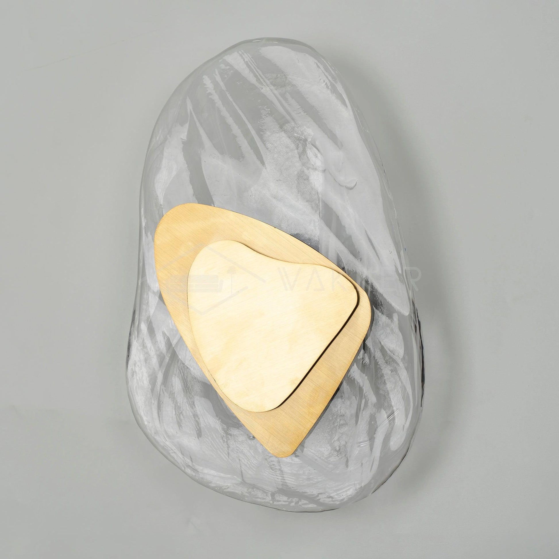 Gana Premium Nordic Art Glass Wall Lamp-Neutral Decor