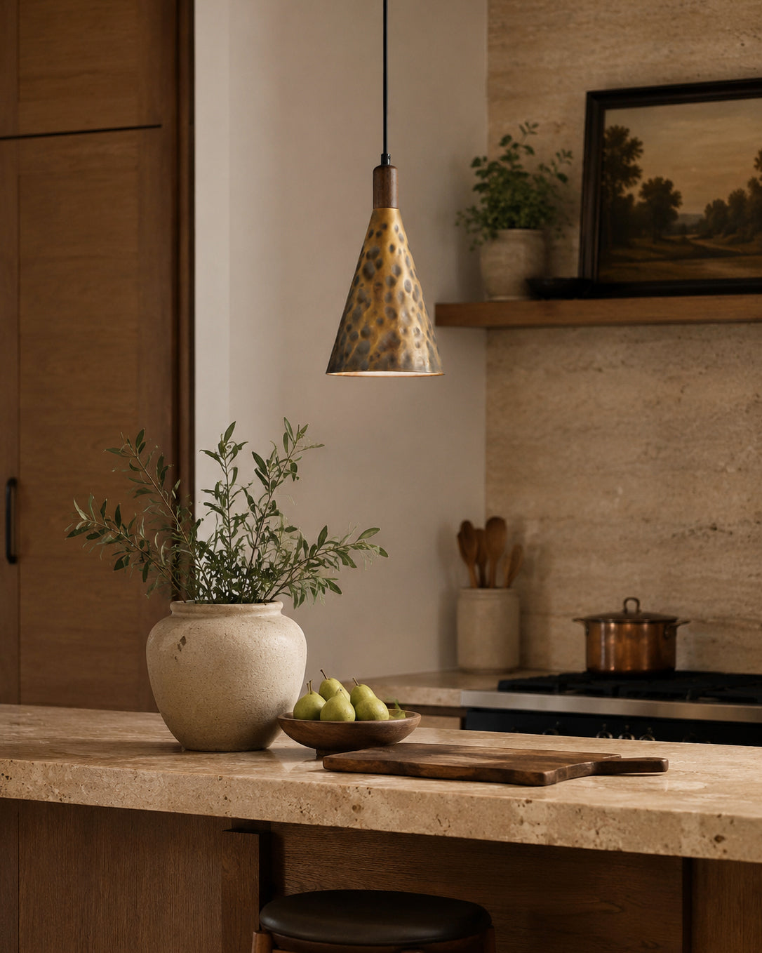 Model C of the Boyd Pendant Lamp, showcasing a slim cylinder shape.