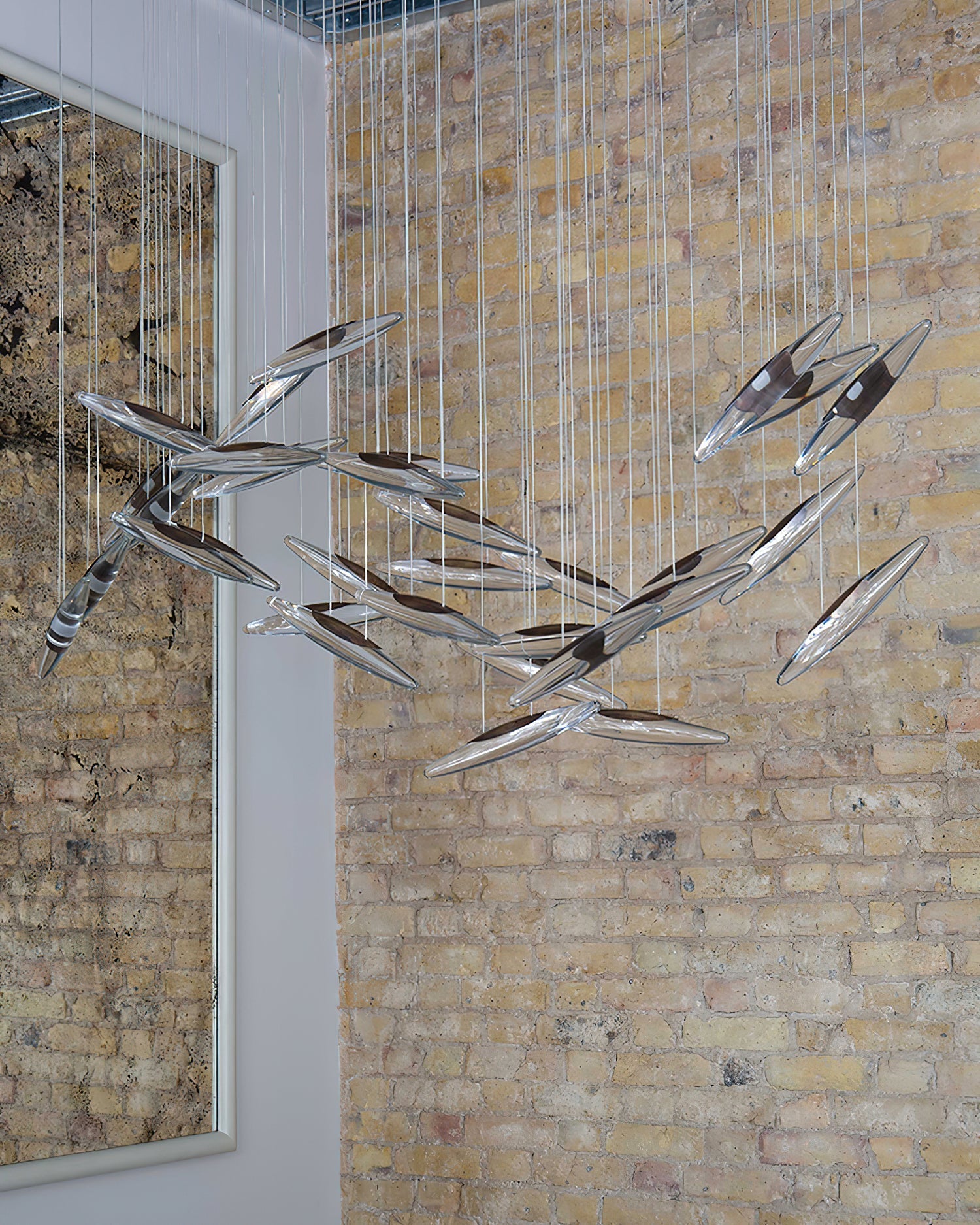 Hylor Luxury Moonlight Whispers Glass Chandelier-Neutral Decor