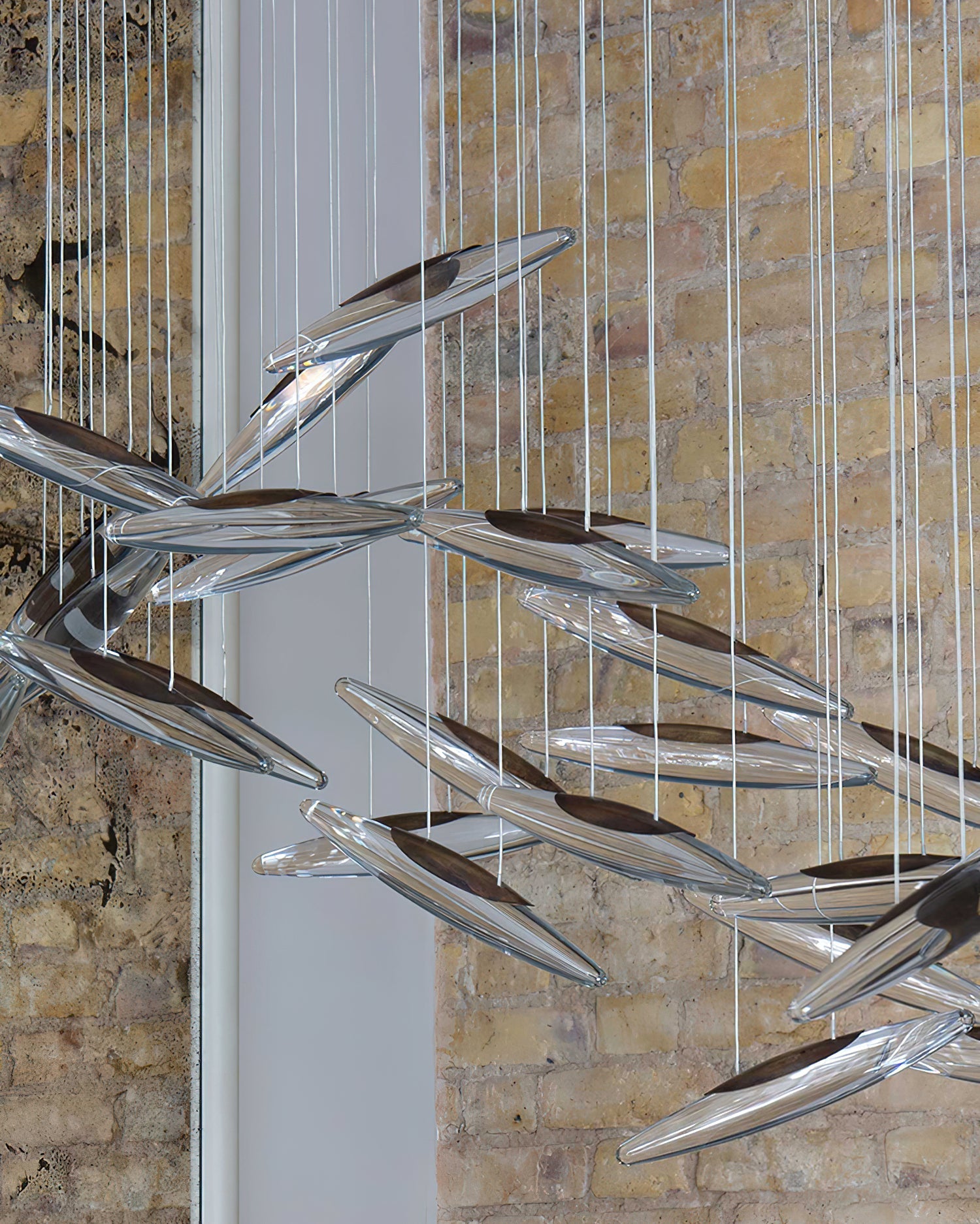 Hylor Luxury Moonlight Whispers Glass Chandelier-Neutral Decor