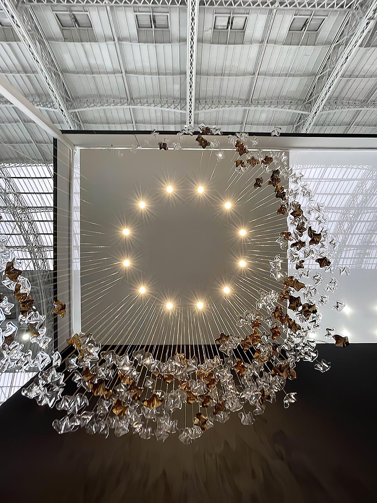 Lisk Luxury Brass Linear Chandelier-Neutral Decor
