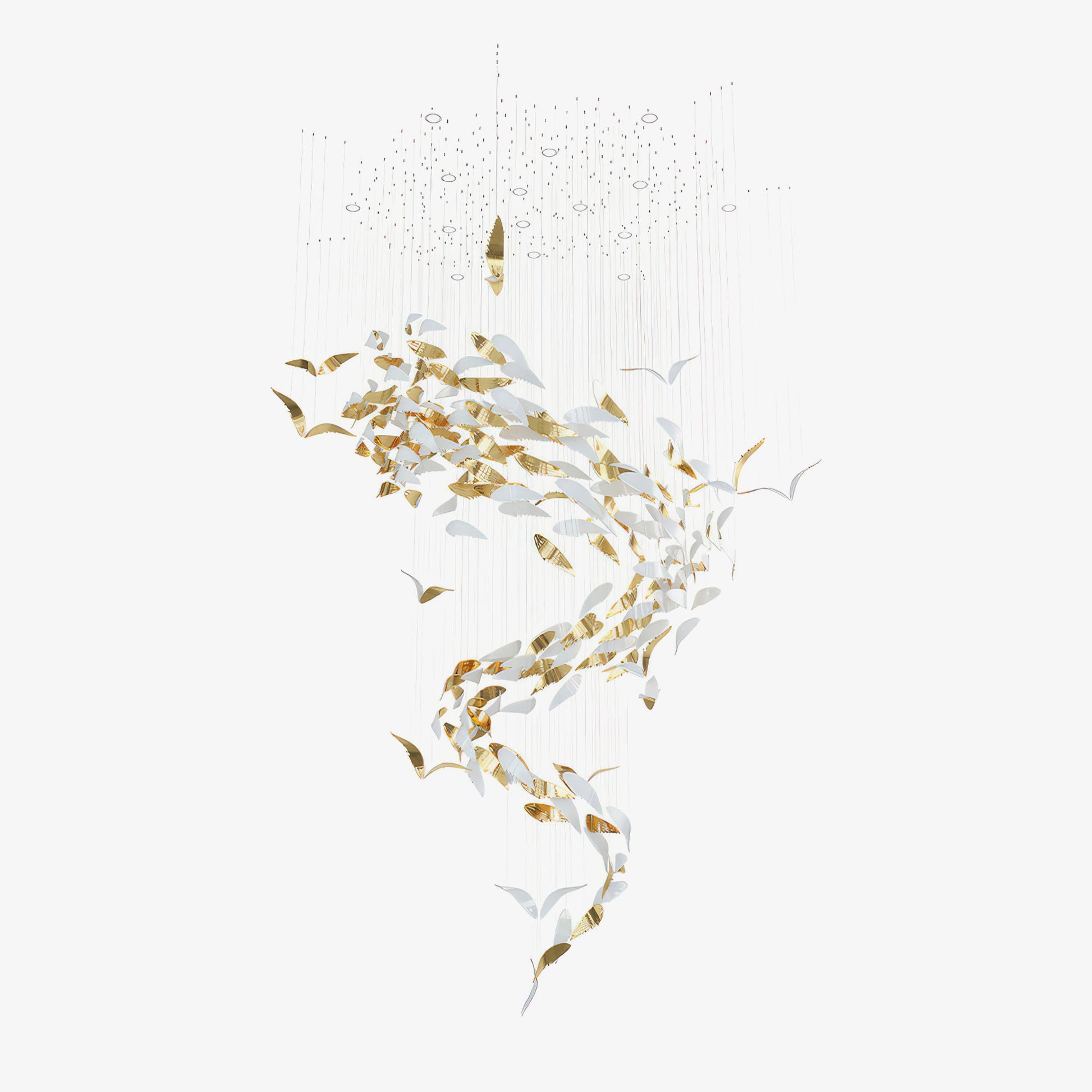 Alvenan Bird Flock Chandelier-Neutral Decor