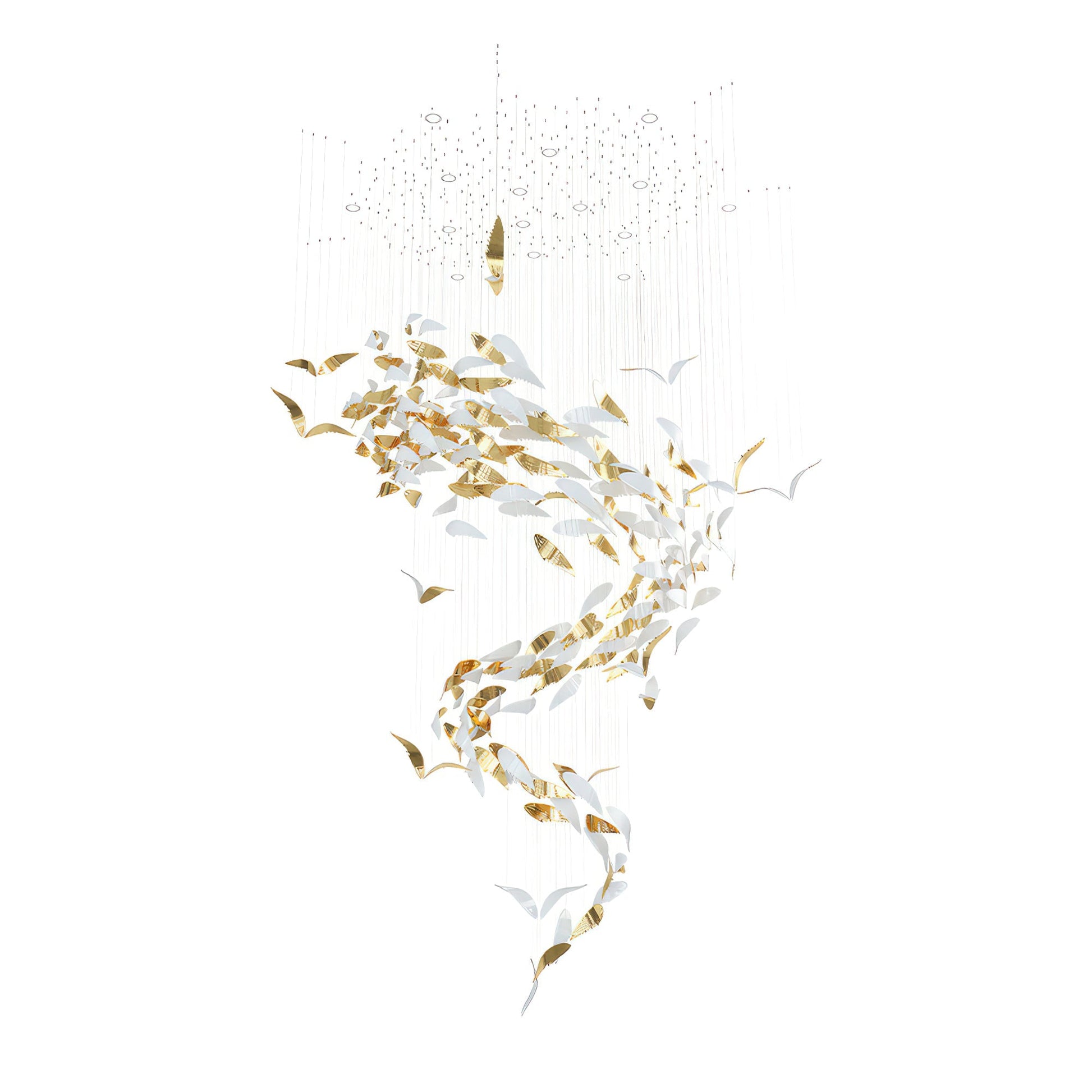 Alvenan Bird Flock Chandelier-Neutral Decor