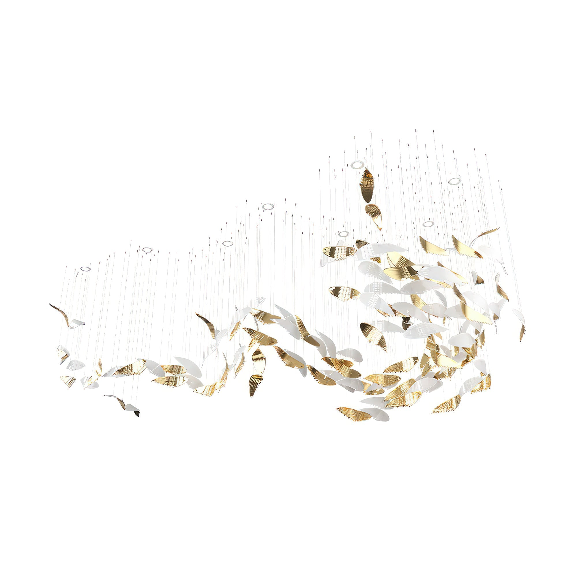Alvenan Bird Flock Chandelier-Neutral Decor