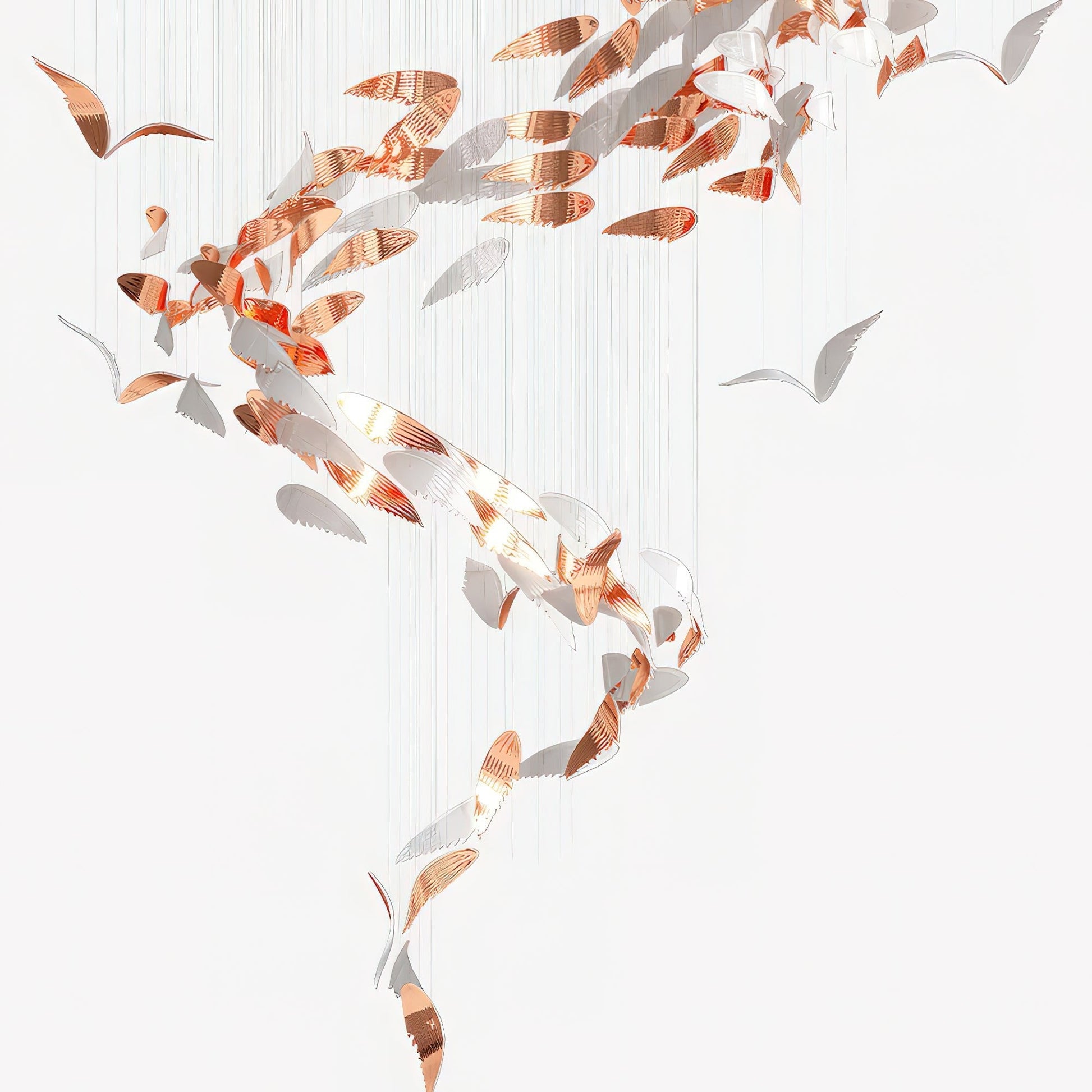 Alvenan Bird Flock Chandelier-Neutral Decor