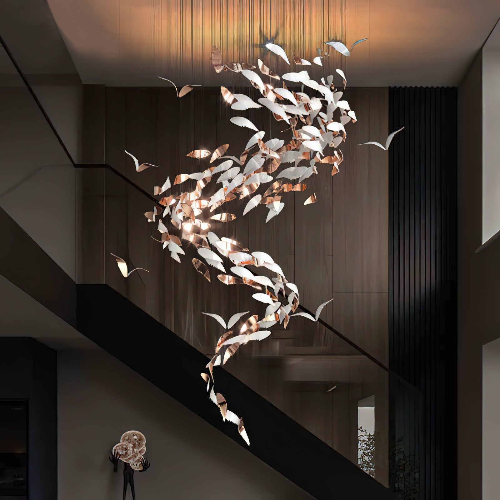 Alvenan Bird Flock Chandelier-Neutral Decor