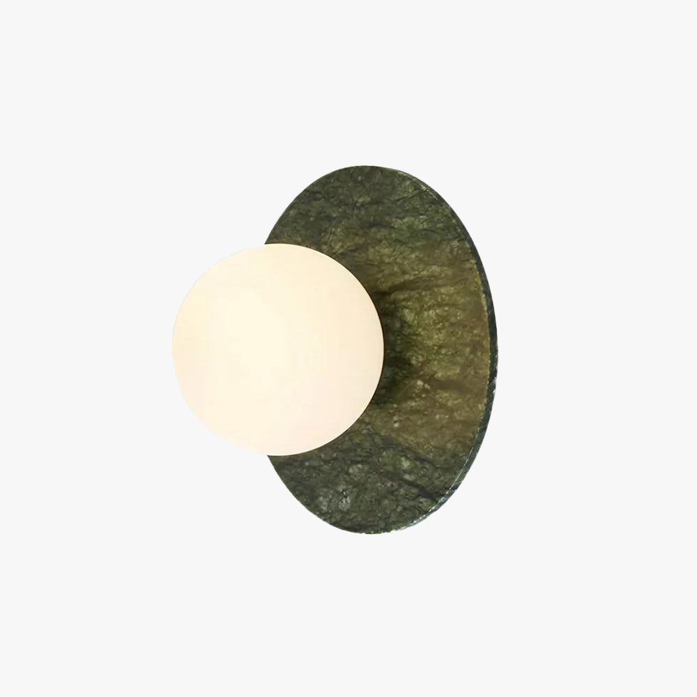 Enox Minimalist Globe Marble Wall Lamp - Neutralighting