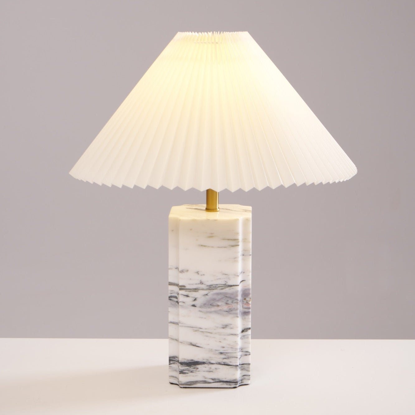 Belle Modern Table Lamp-Neutral Decor