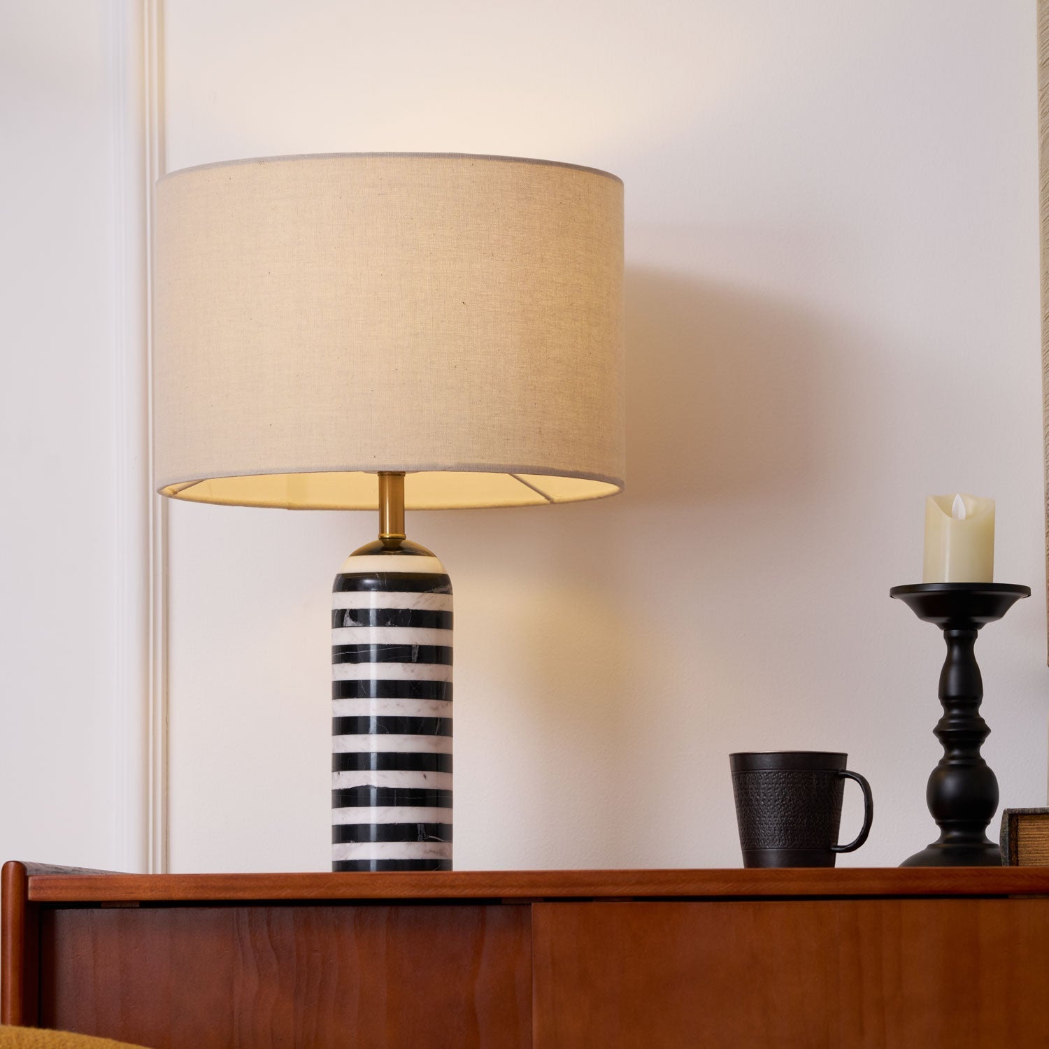 Avery Contemporary Table Lamp-Neutral Decor
