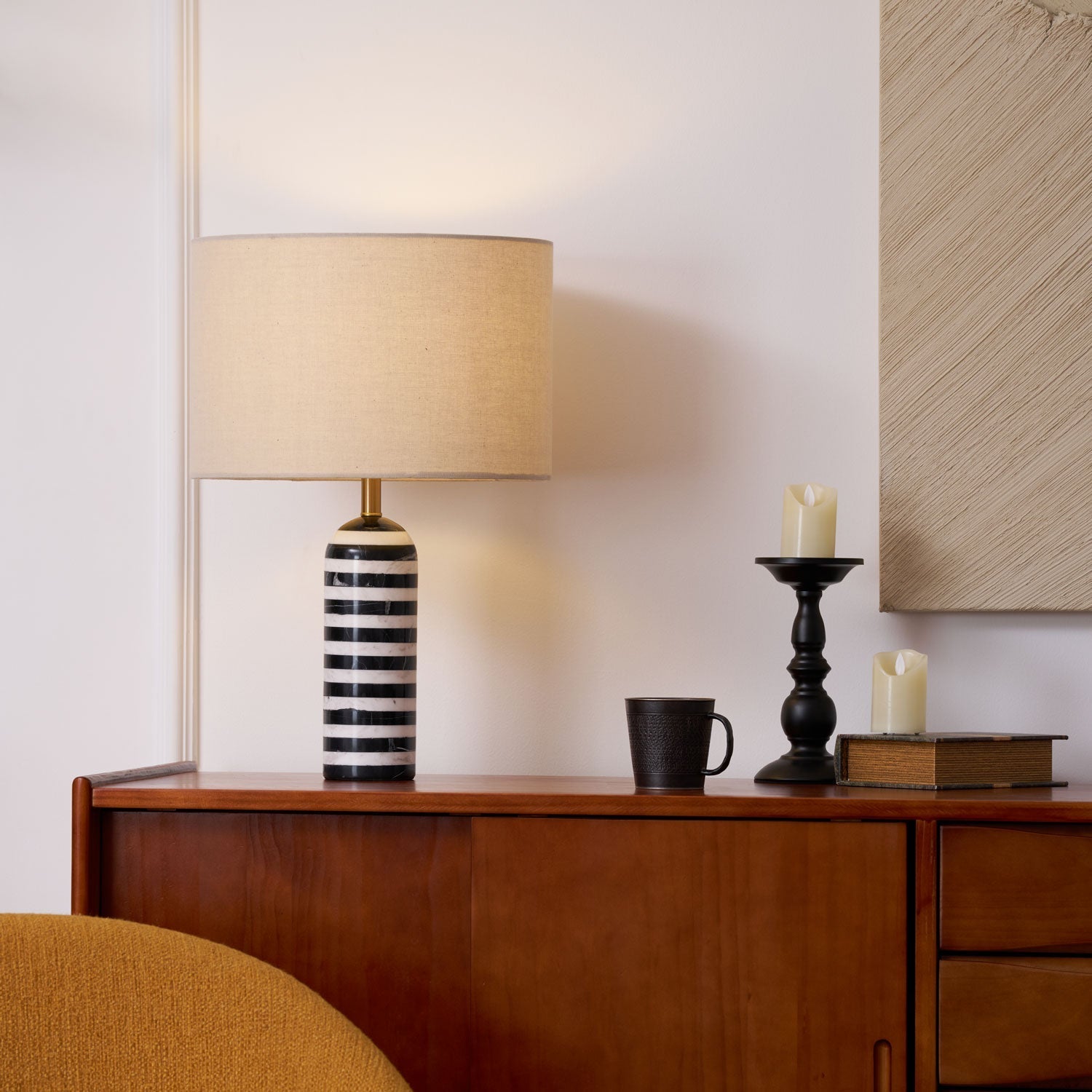 Avery Contemporary Table Lamp-Neutral Decor