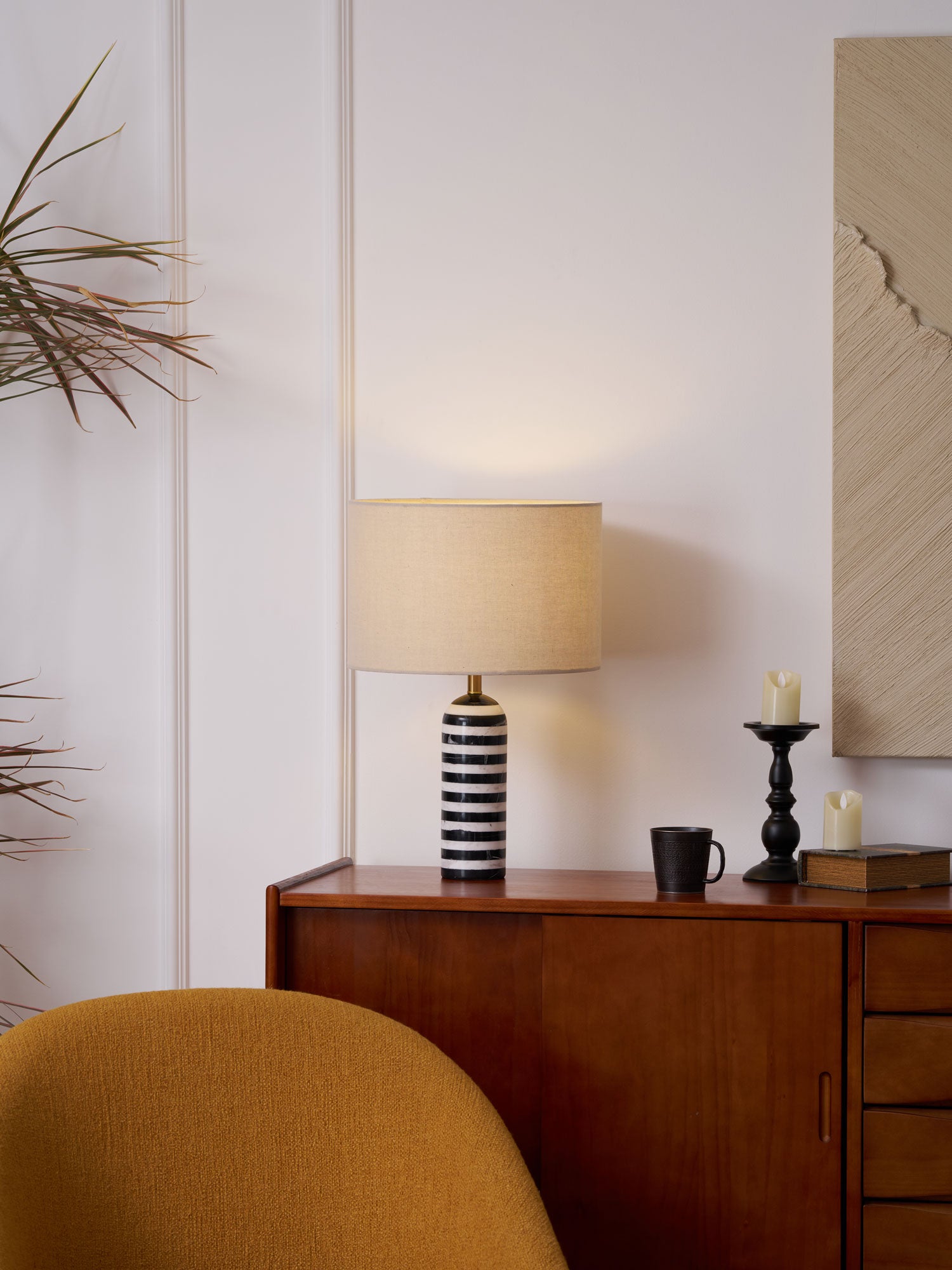 Avery Contemporary Table Lamp-Neutral Decor