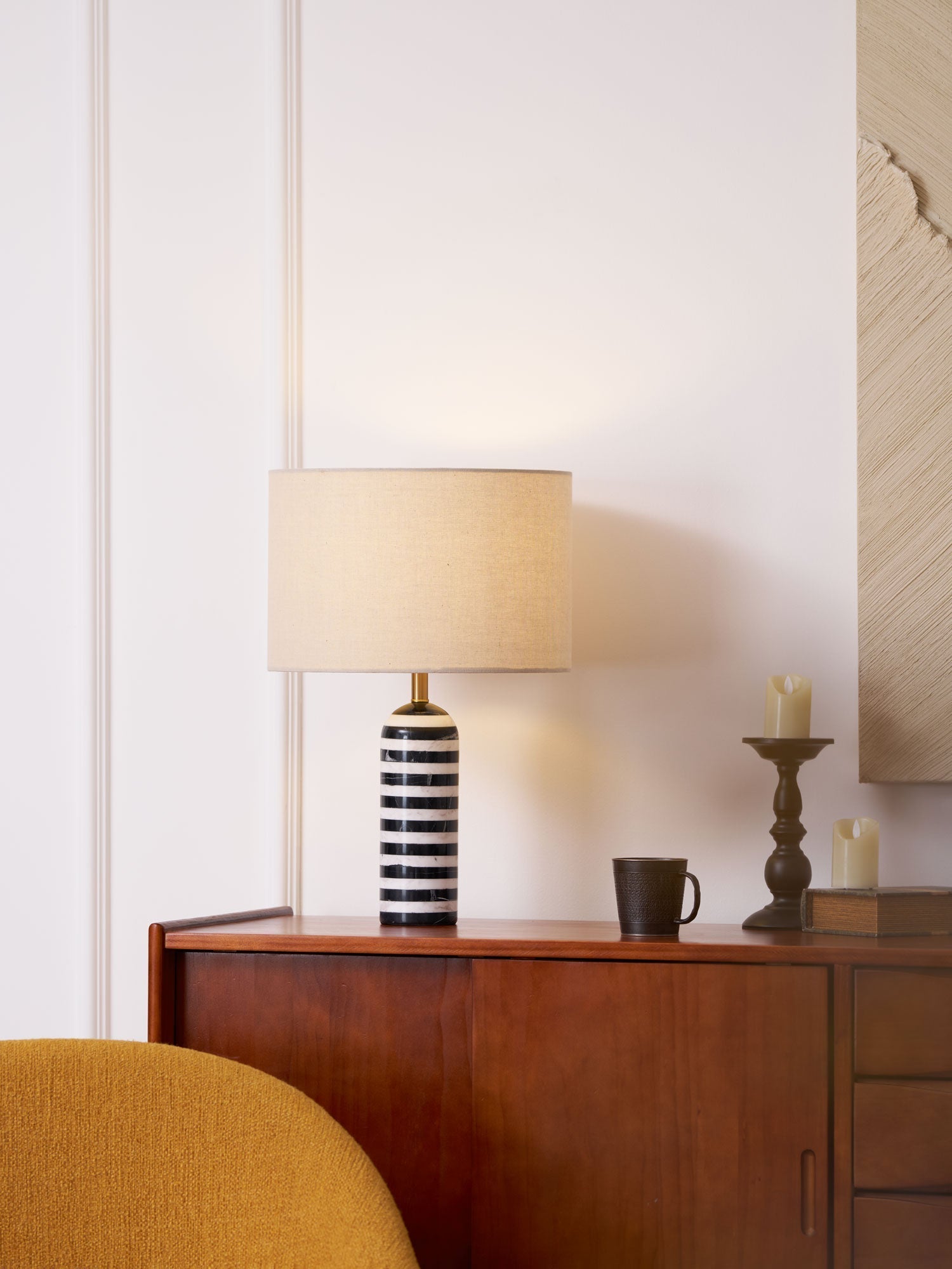 Avery Contemporary Table Lamp-Neutral Decor