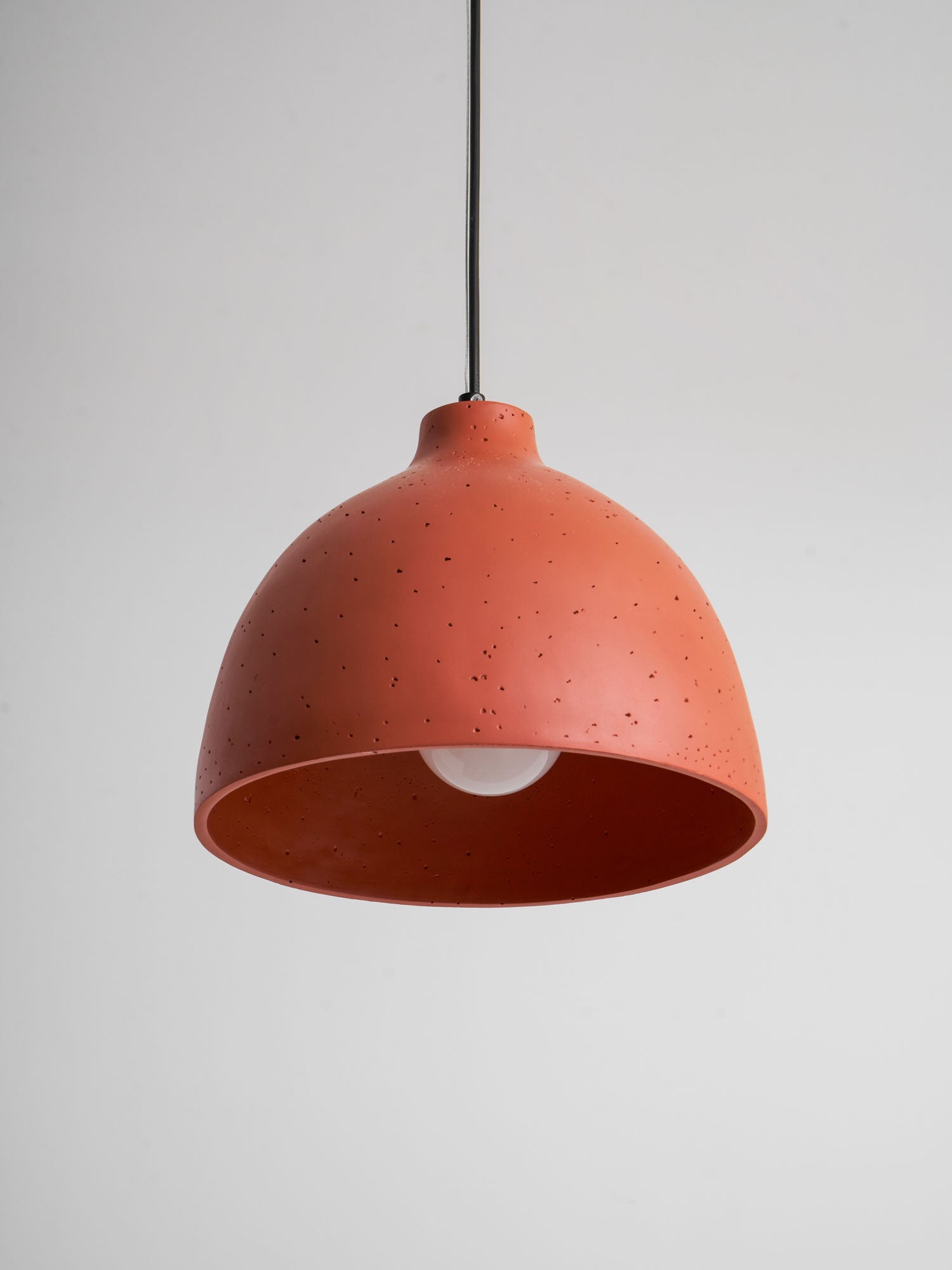 Resin Bowl Pendant Lamp-Neutral Decor