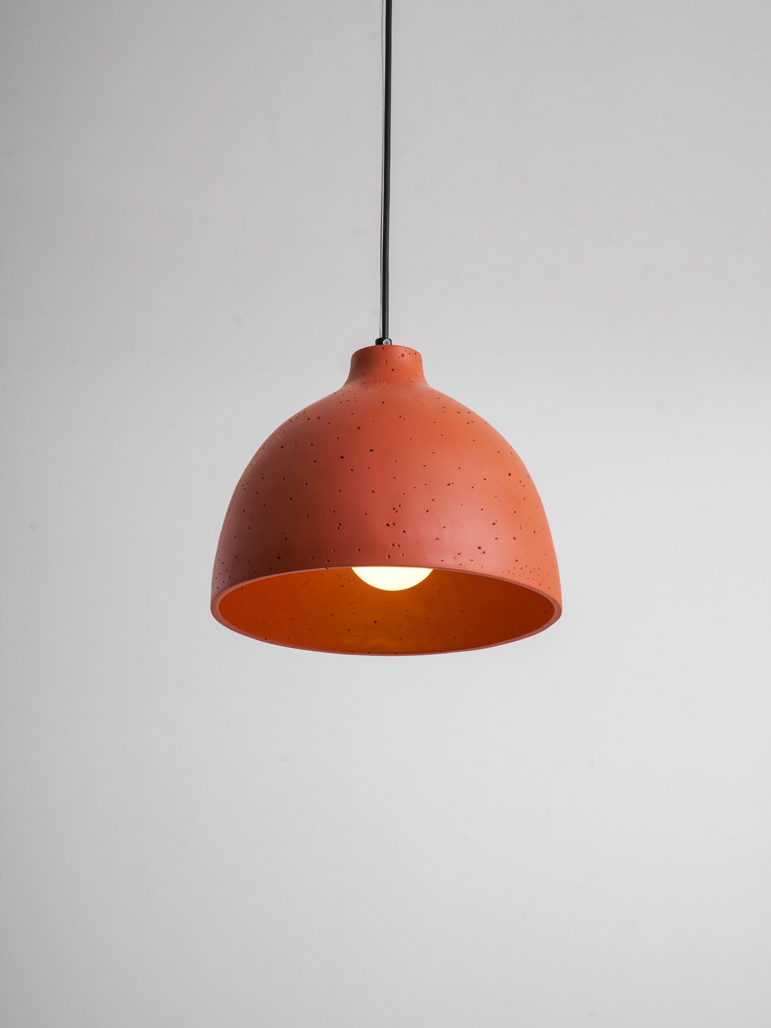 Resin Bowl Pendant Lamp-Neutral Decor