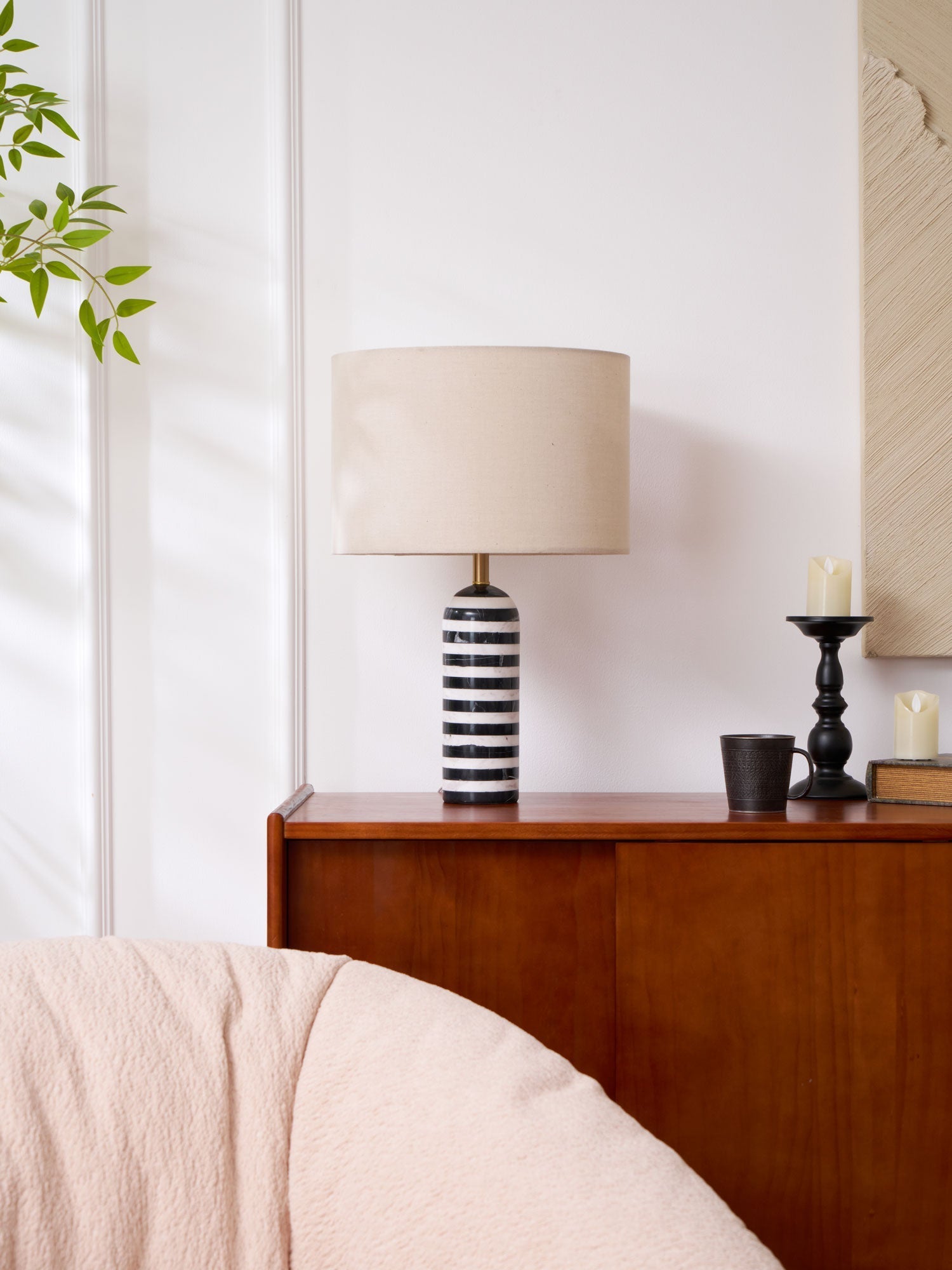 Avery Contemporary Table Lamp-Neutral Decor
