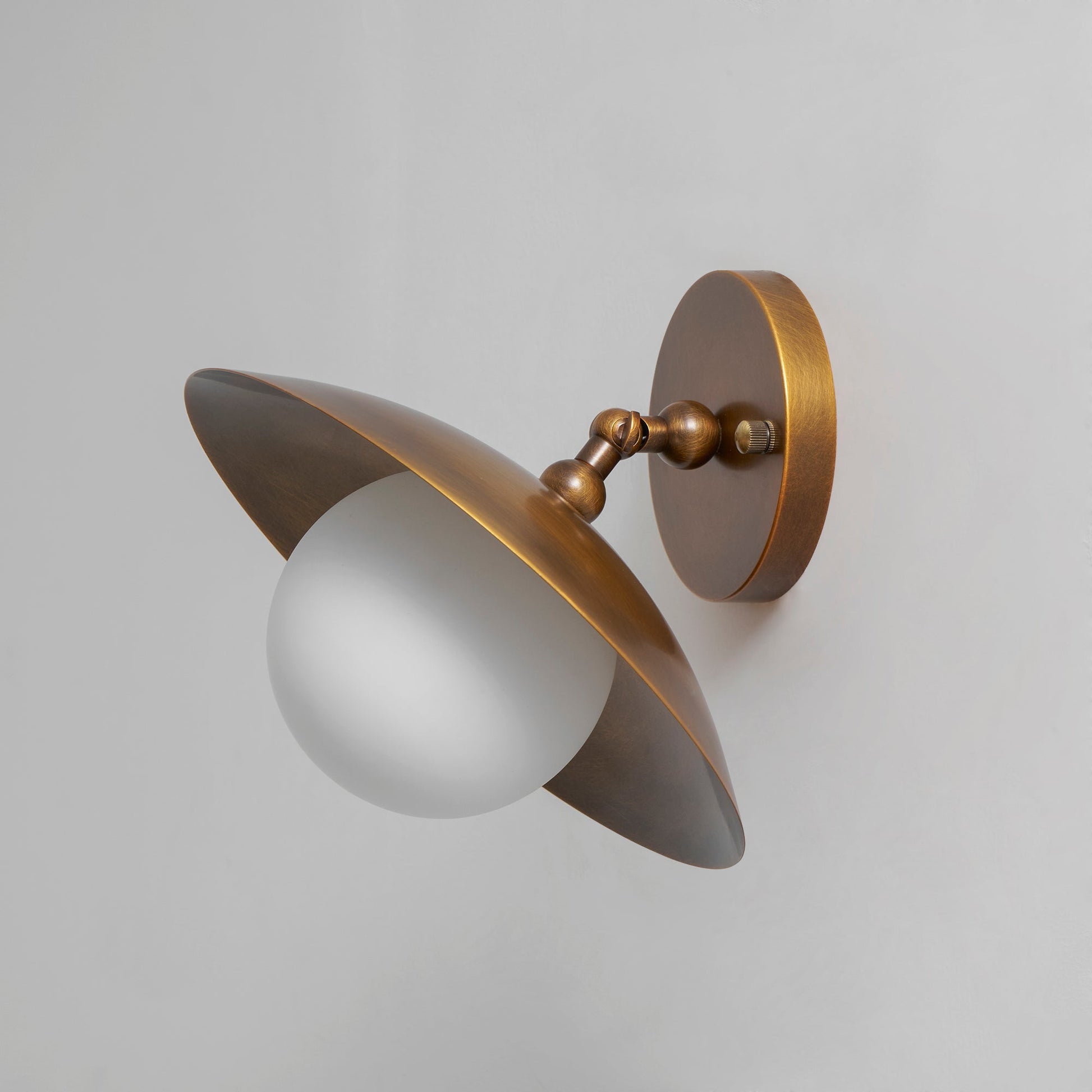 Contextual shot showing the scale of the lamp in a room.