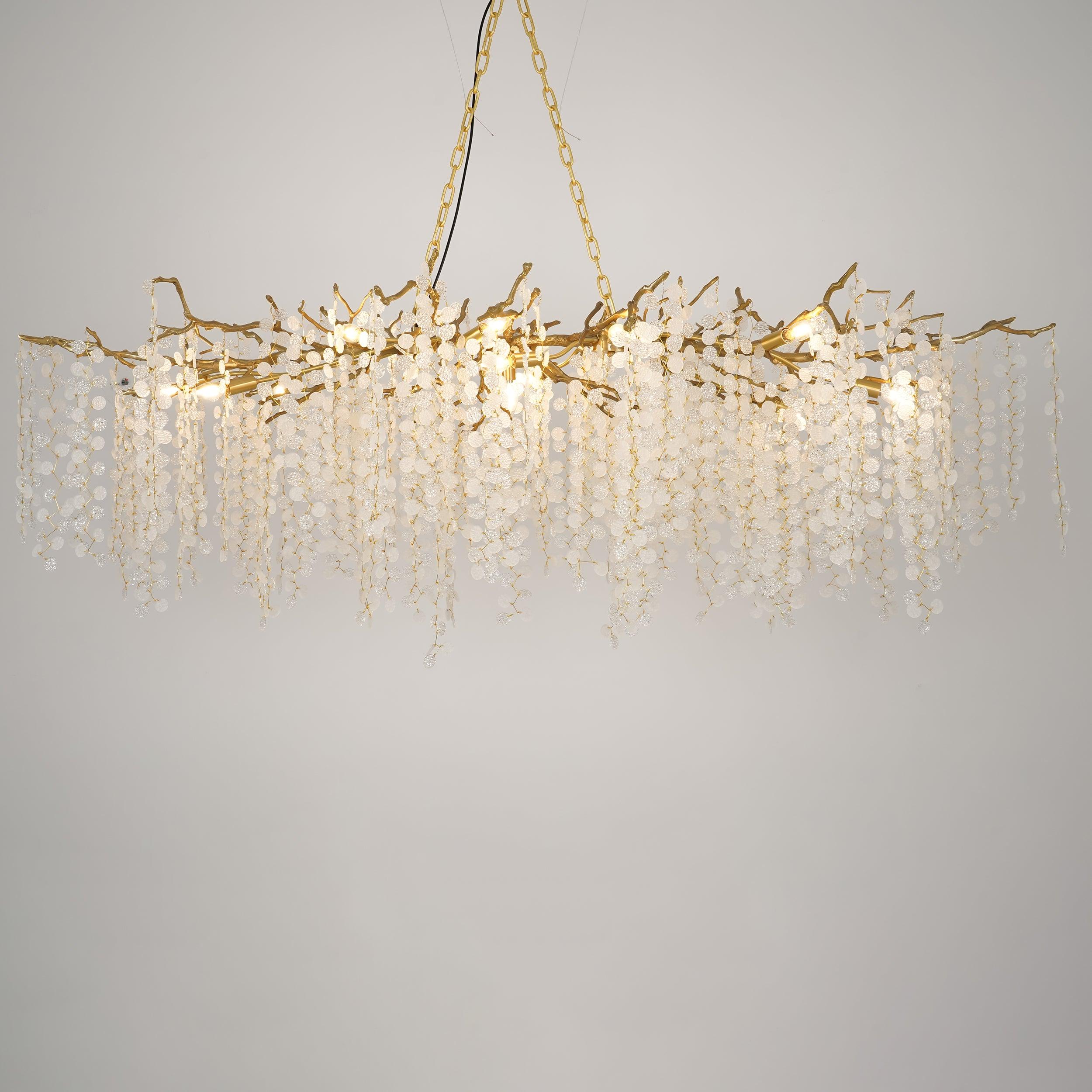 Miralyn Pendant Lamp Crystal Dewdrop-Neutral Decor