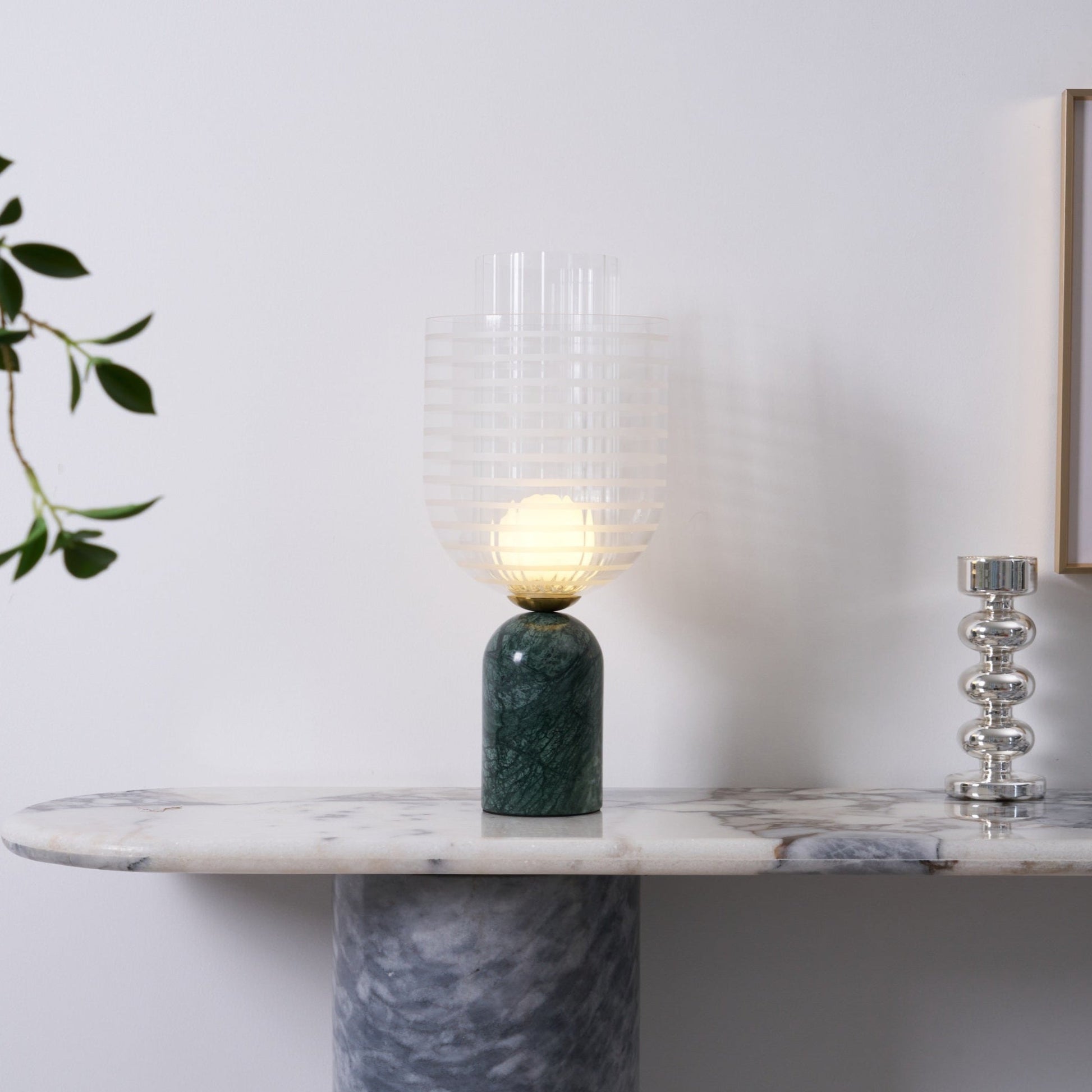 Lumi Elegant Marble Table Lamp-Neutral Decor