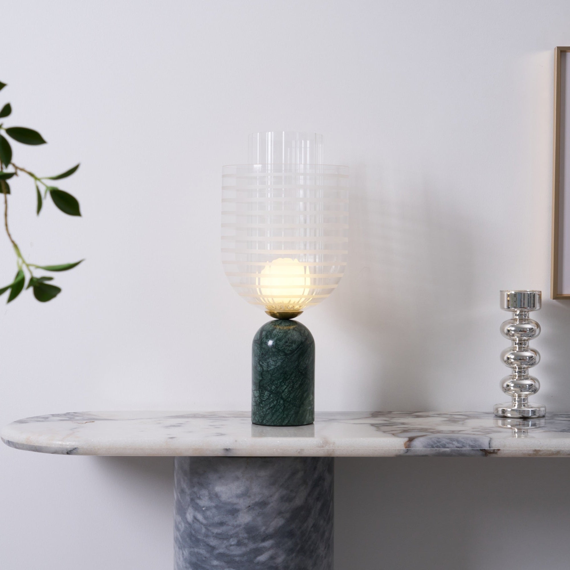 Lumi Elegant Marble Table Lamp-Neutral Decor