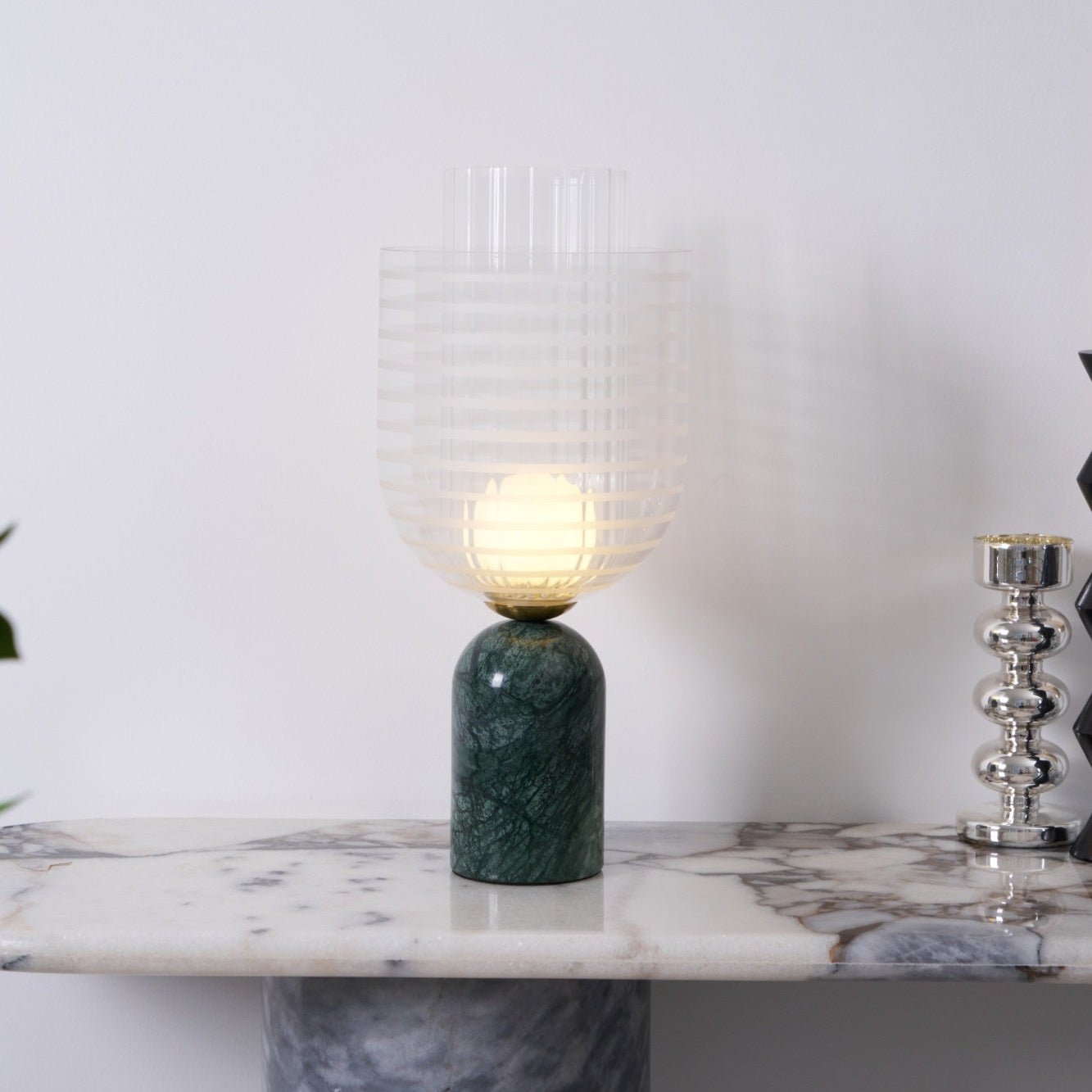 Lumi Elegant Marble Table Lamp-Neutral Decor