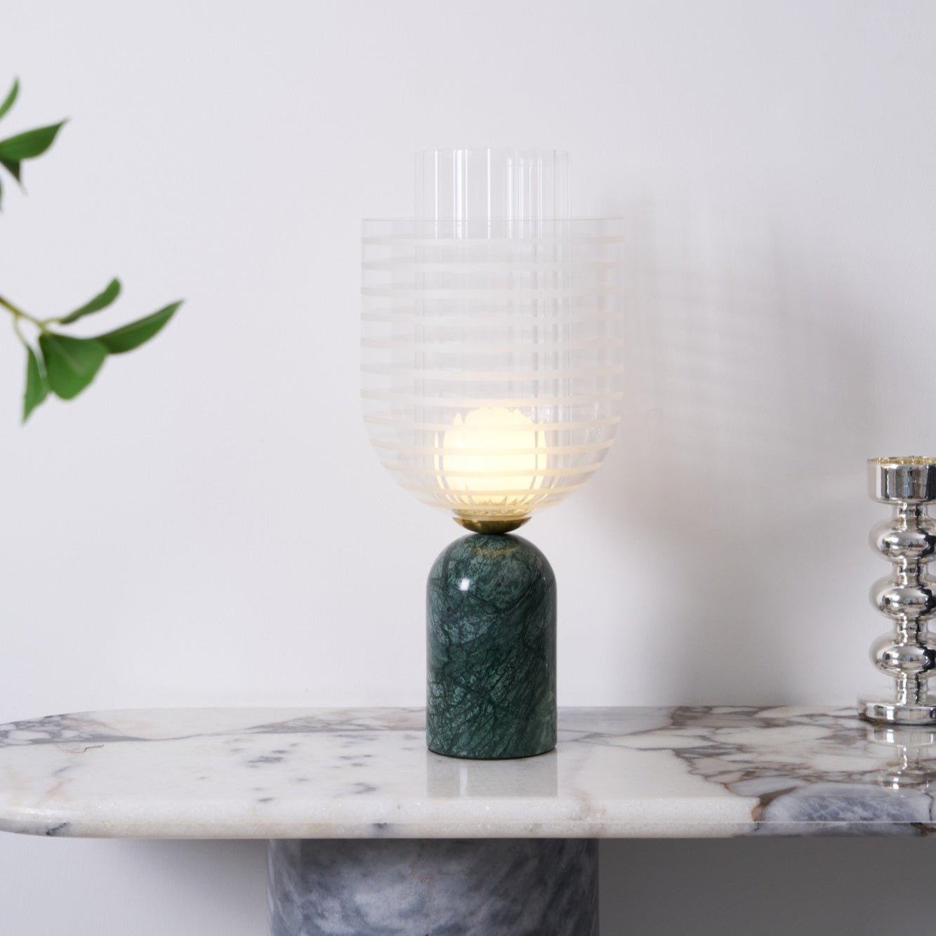 Lumi Elegant Marble Table Lamp-Neutral Decor