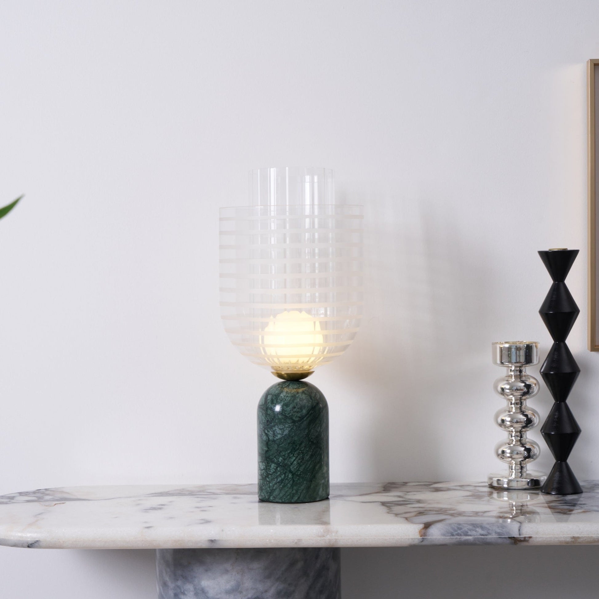 Lumi Elegant Marble Table Lamp-Neutral Decor