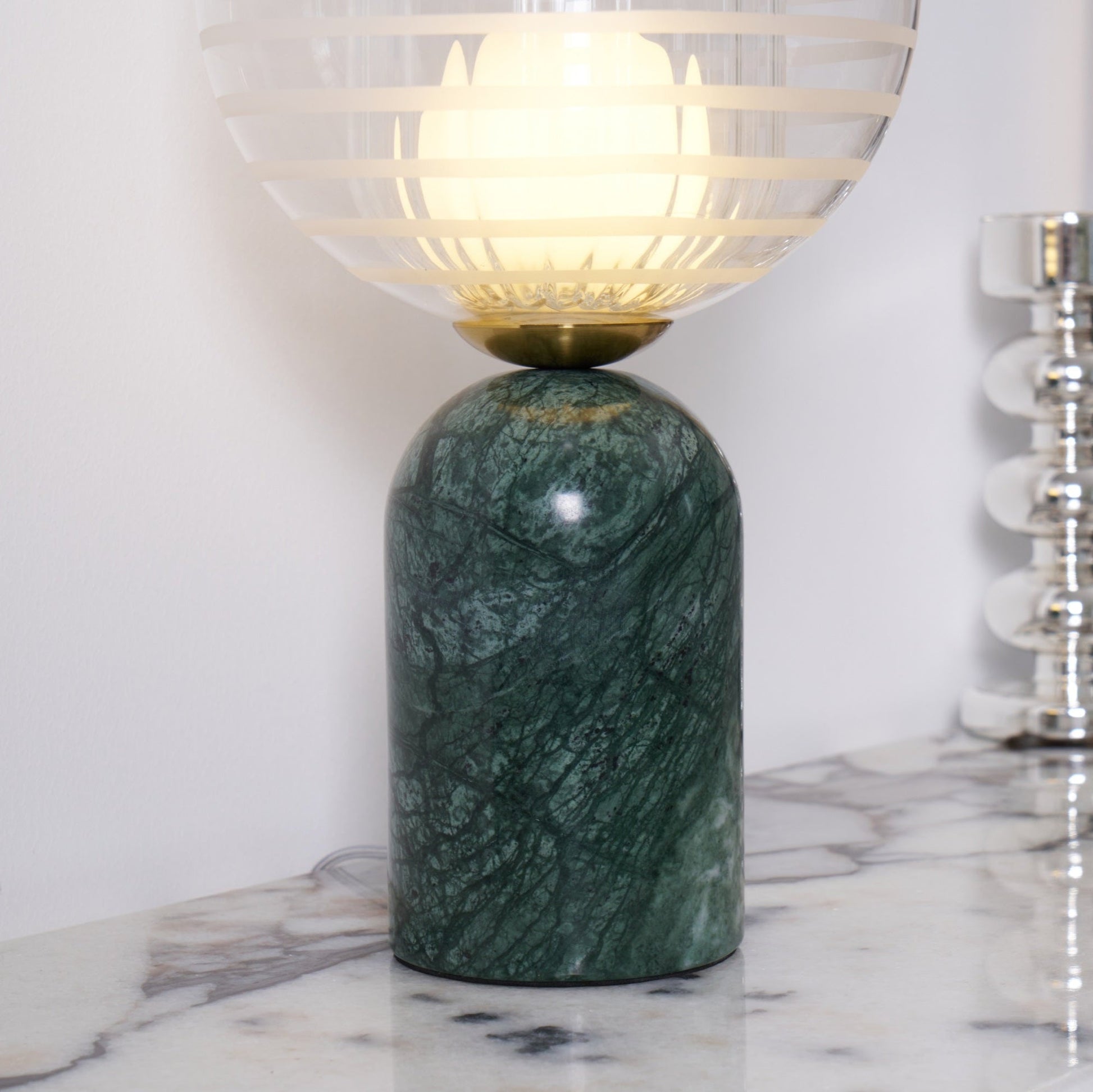Lumi Elegant Marble Table Lamp-Neutral Decor