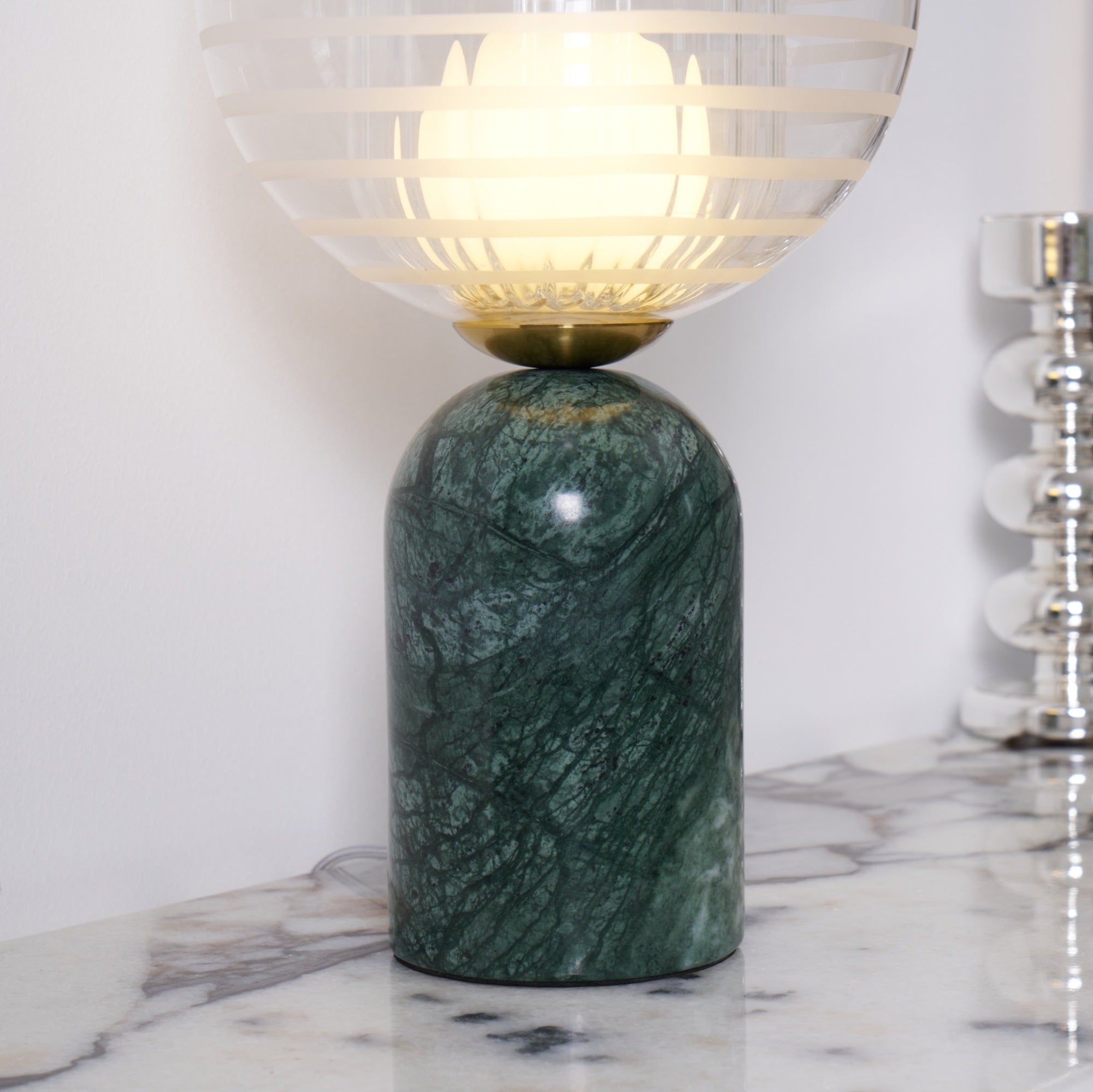 Lumi Elegant Marble Table Lamp-Neutral Decor