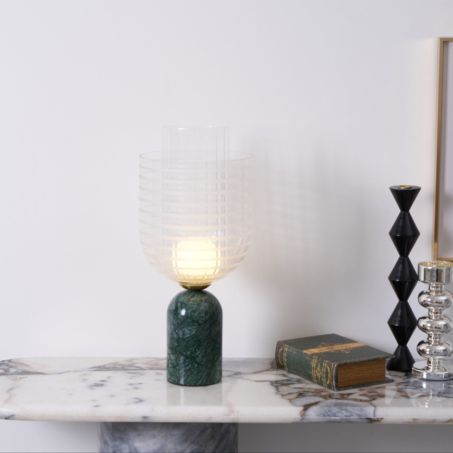 Lumi Elegant Marble Table Lamp-Neutral Decor