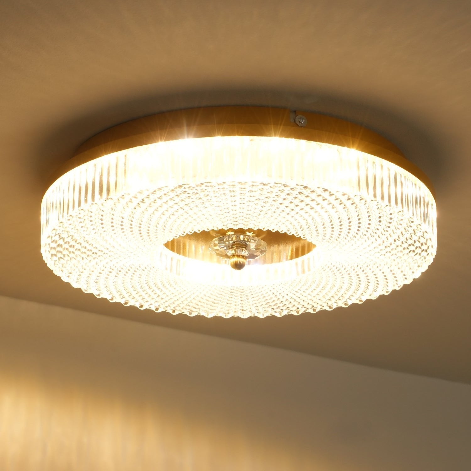 Solara Ceiling Lamp LED Flush Mount Acrylic-Neutral Decor