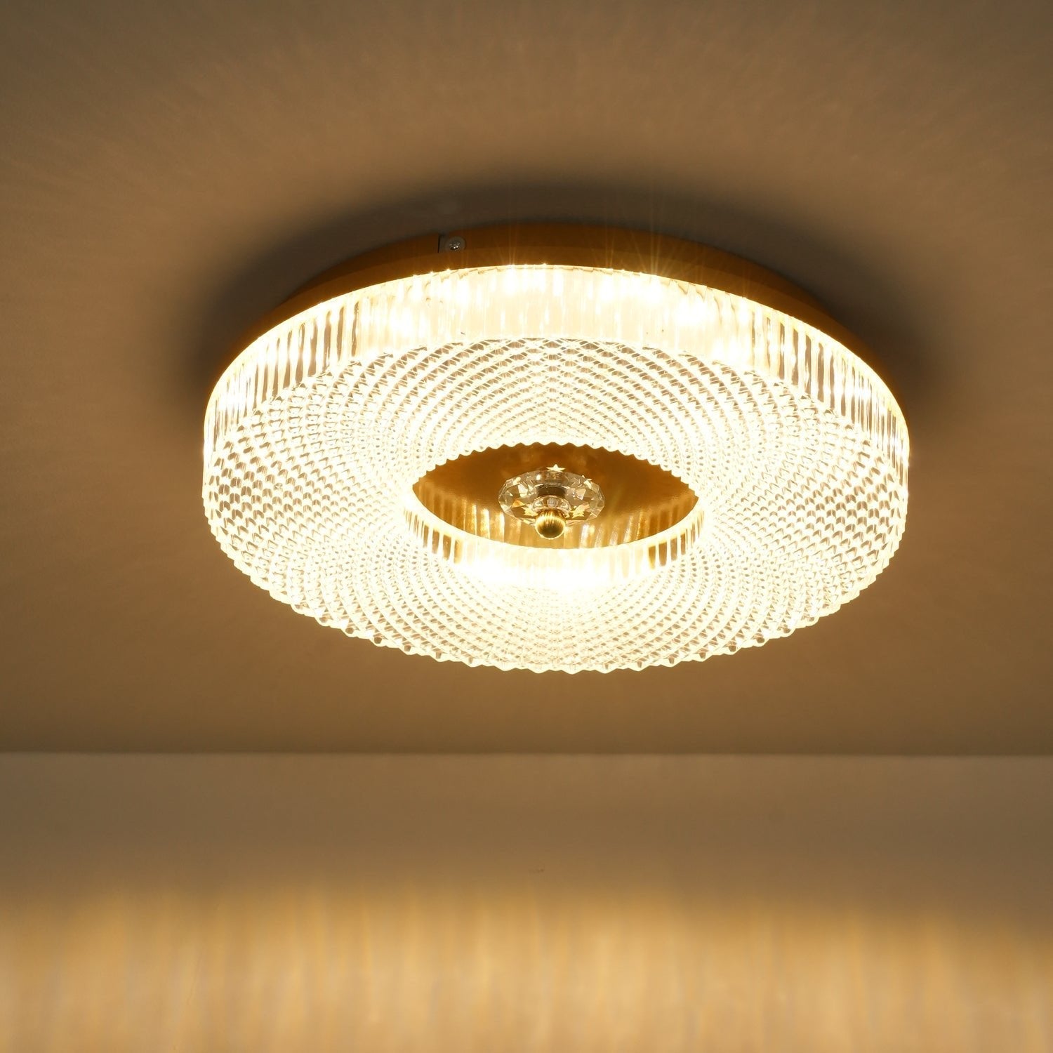 Solara Ceiling Lamp LED Flush Mount Acrylic-Neutral Decor