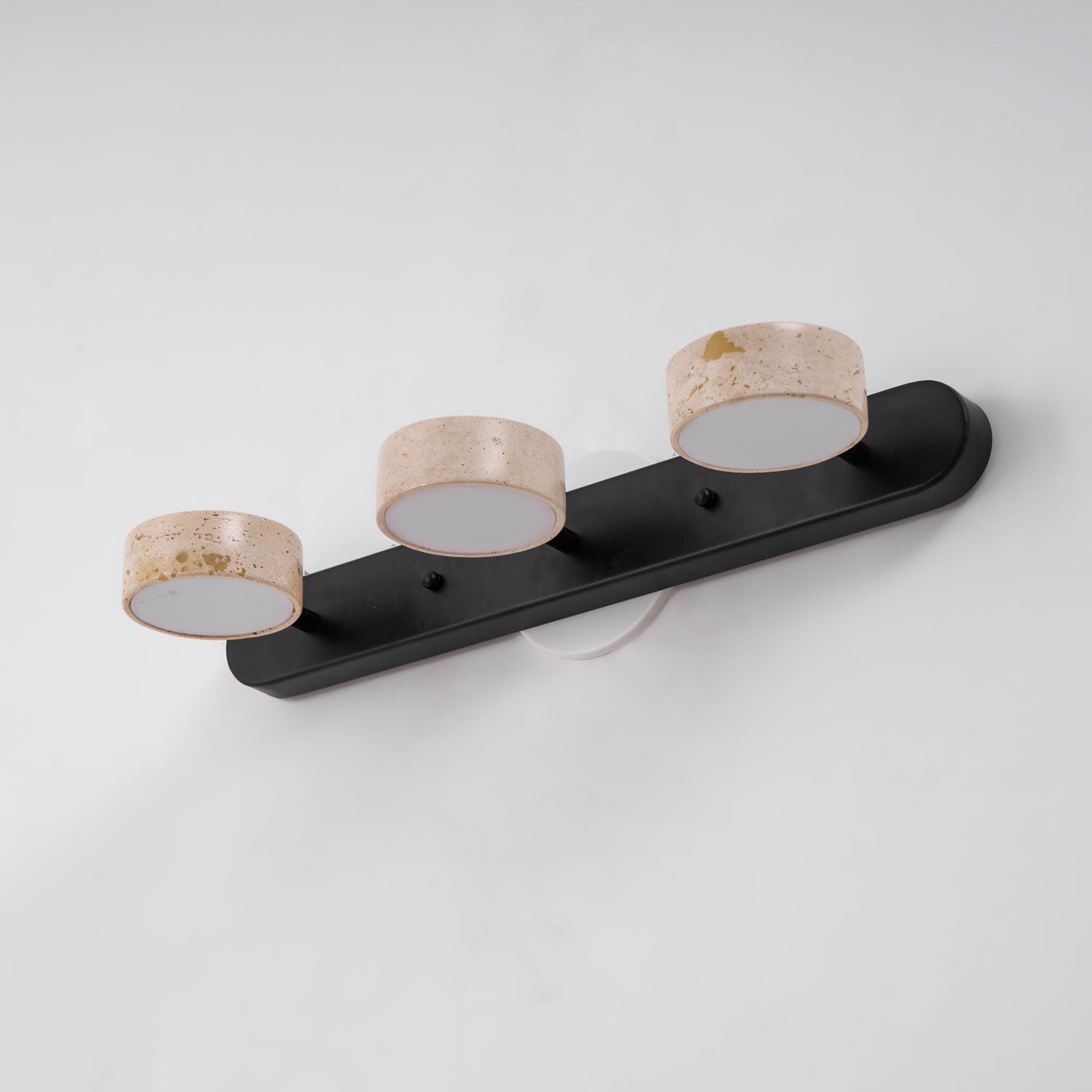 Orshaa Linear Travertine Vanity Light-Neutral Decor