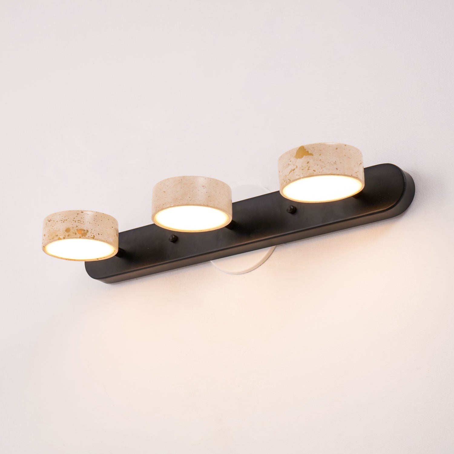 Orshaa Linear Travertine Vanity Light-Neutral Decor