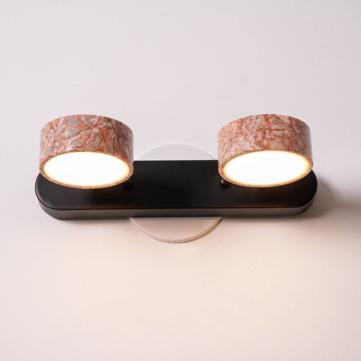 Orshaa Linear Travertine Vanity Light-Neutral Decor