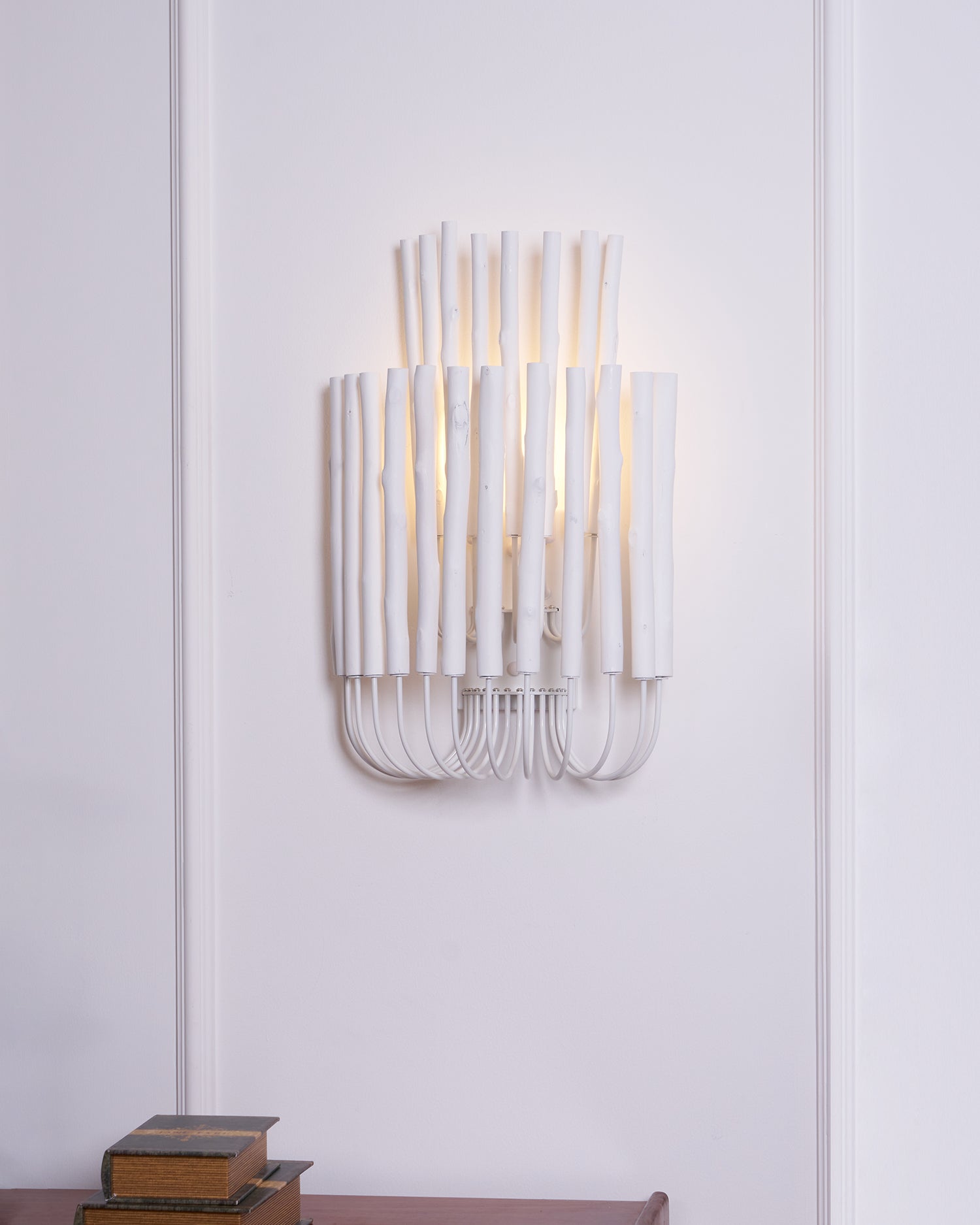 Vasilora Individual Creativity Art Wood Wall Lamp-Neutral Decor