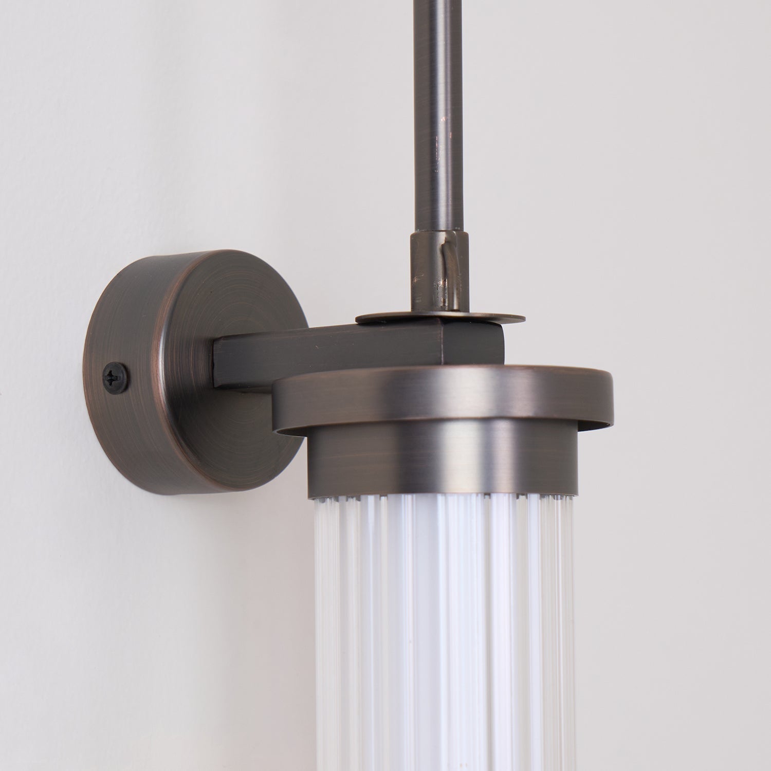 Noviq Premium Nordic Art Vertical Glass Sconce Wall Lamp-Neutral Decor