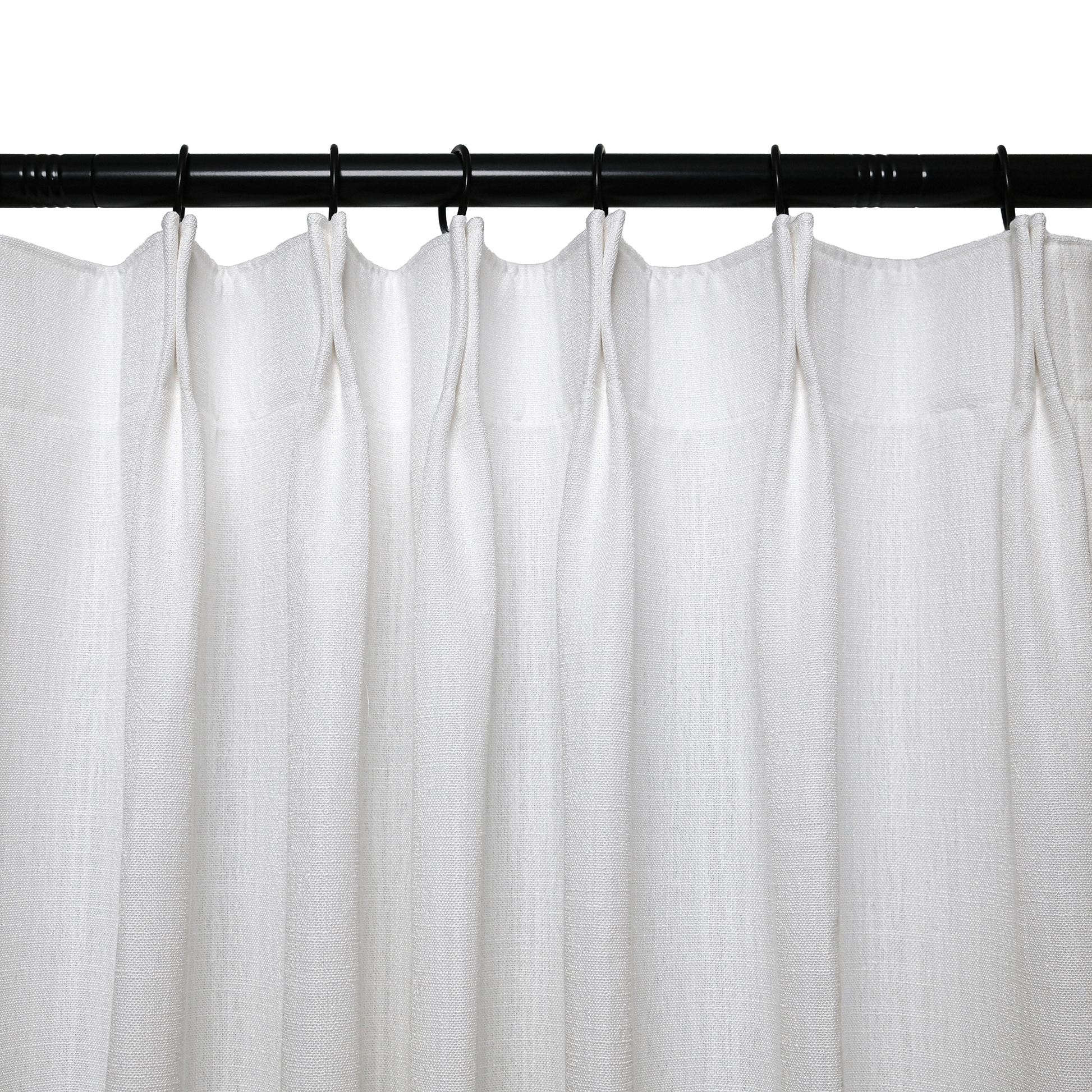 Lily Linen Cafe Curtains-Neutral Decor
