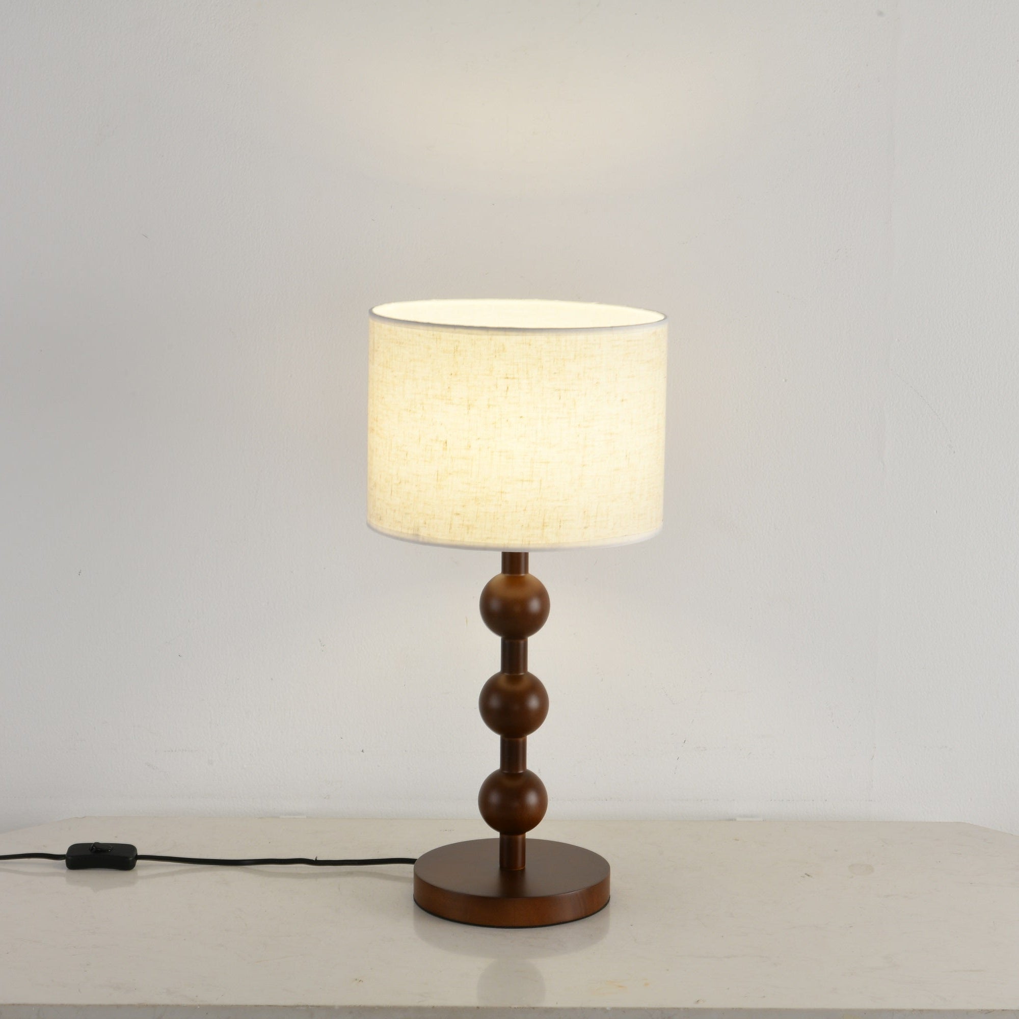 Madelyn Minimalist Fabric Table Lamp-Neutral Decor