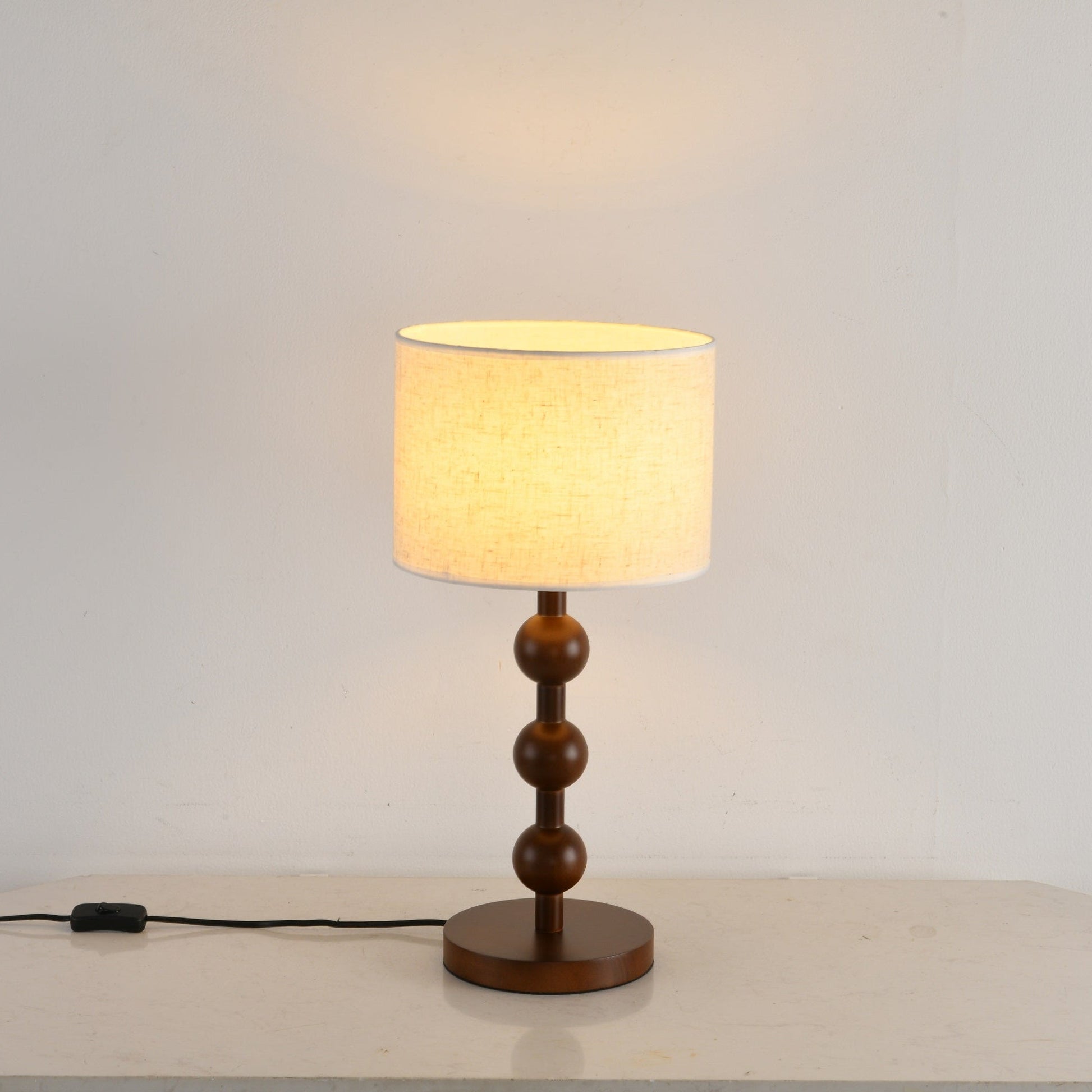 Madelyn Minimalist Fabric Table Lamp-Neutral Decor