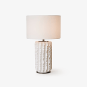 Evelyn Minimalist Ceramics Table Lamp-Neutral Decor