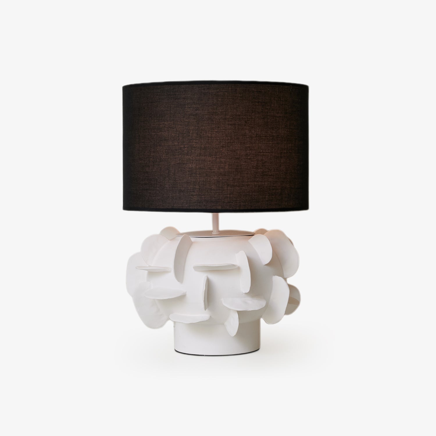 Peyton Contemporary Ceramics Table Lamp-Neutral Decor