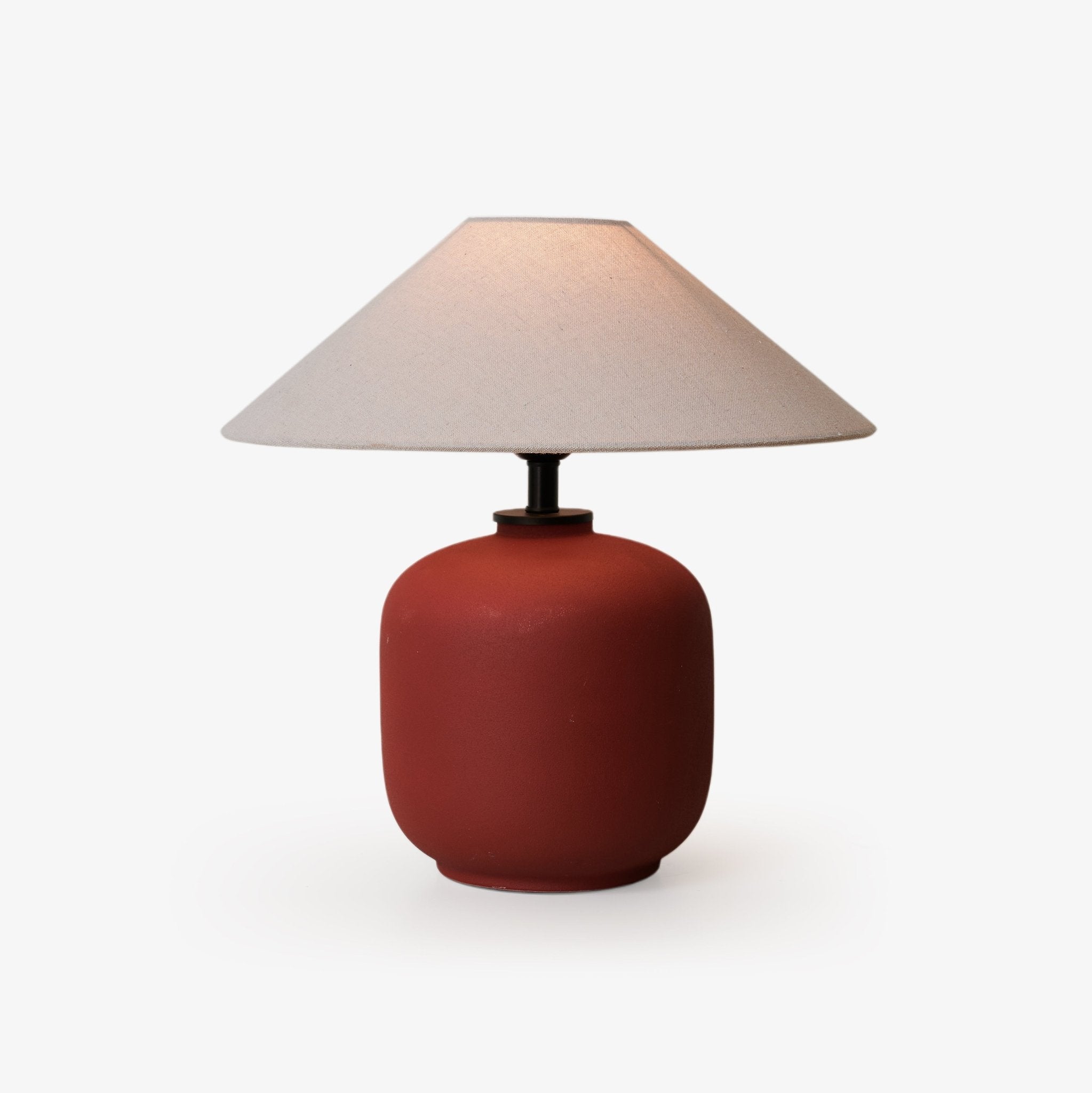 Gordon Ceramics Minimalist Table Lamp-Neutral Decor